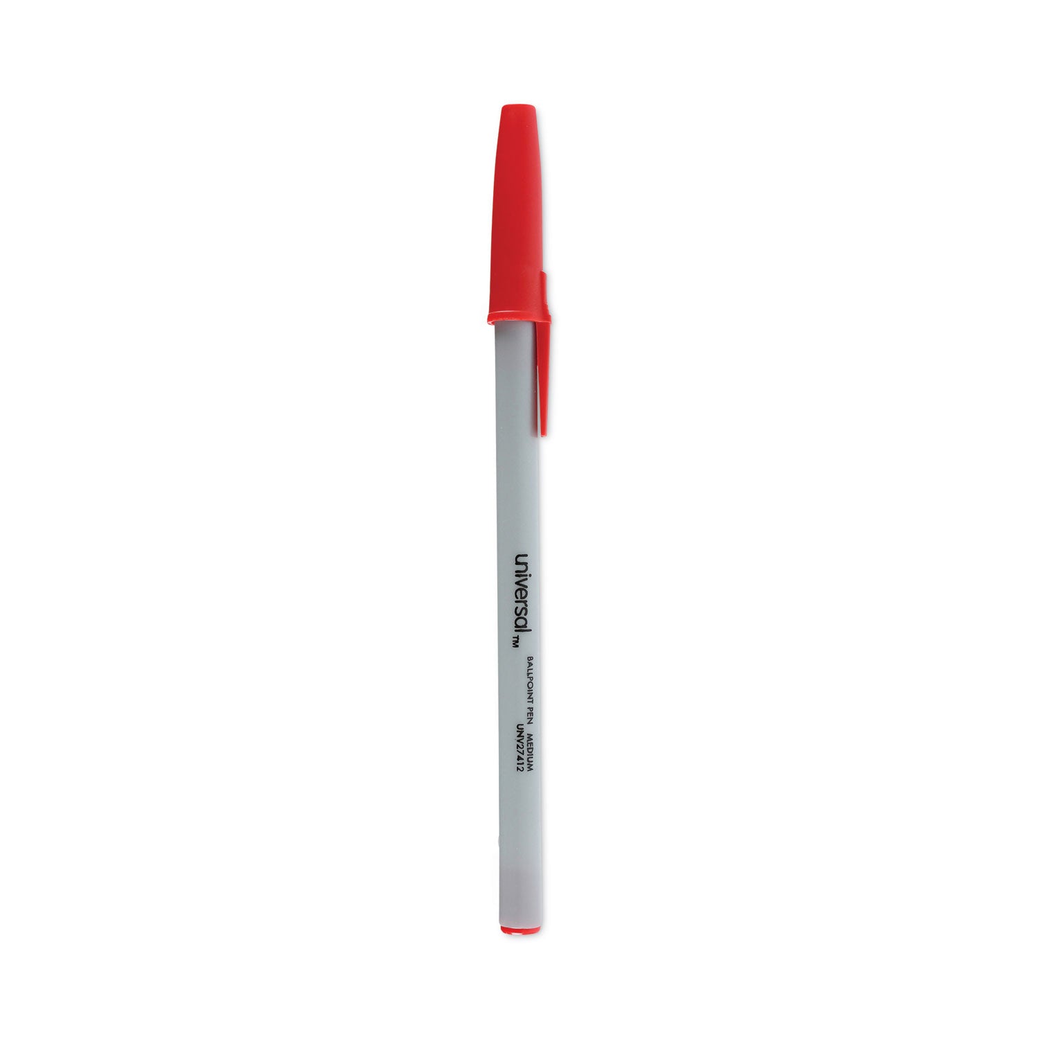 Ballpoint Pen | Medium 1mm, Red Ink, Dozen