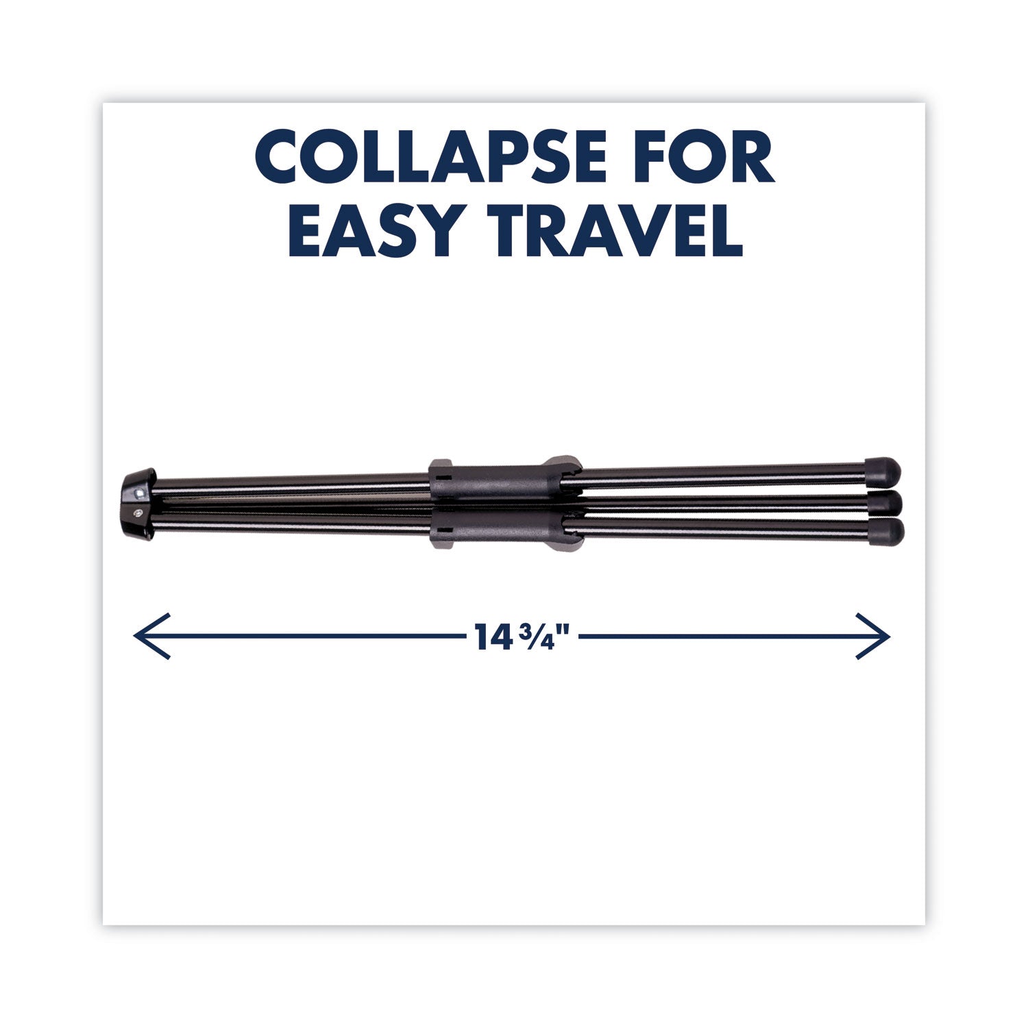 Quartet® Tabletop Instant Easel, 14" High, Steel, Black