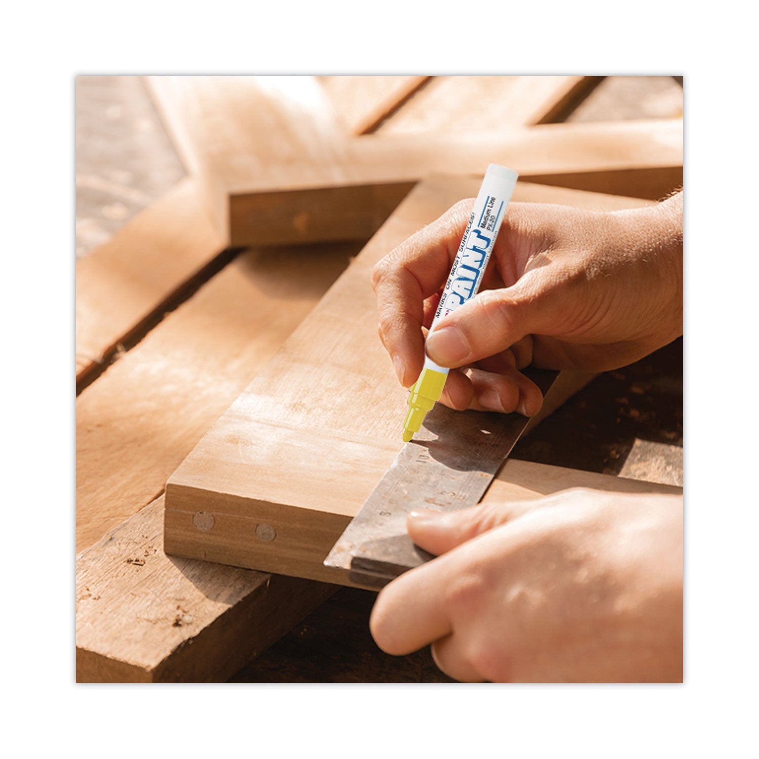 uni®-Paint Permanent Marker, Medium Bullet Tip, Yellow