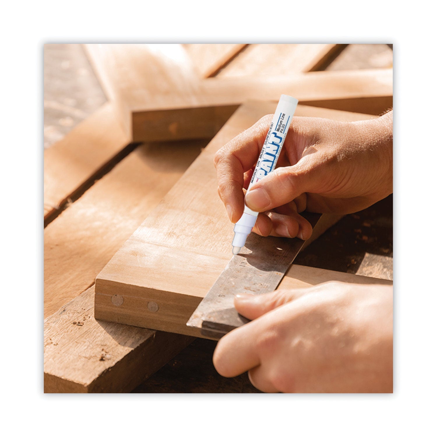 uni®-Paint Permanent Marker, Medium Bullet Tip, White