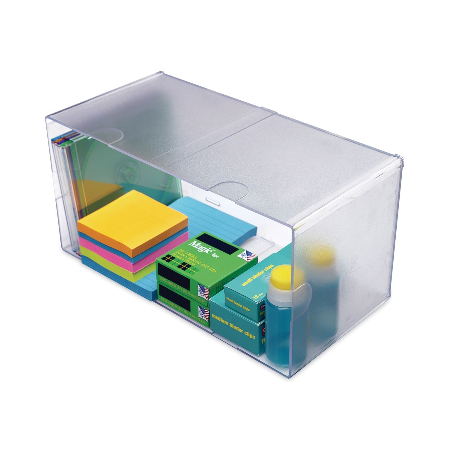 Stackable Cube Organizer | Double Cube, Clear