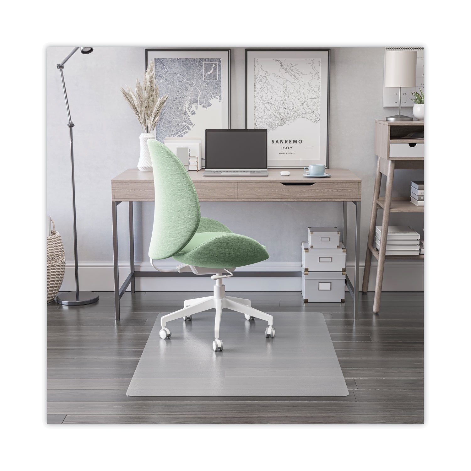 Antimicrobial Chair Mat | deflecto® 45 X 53