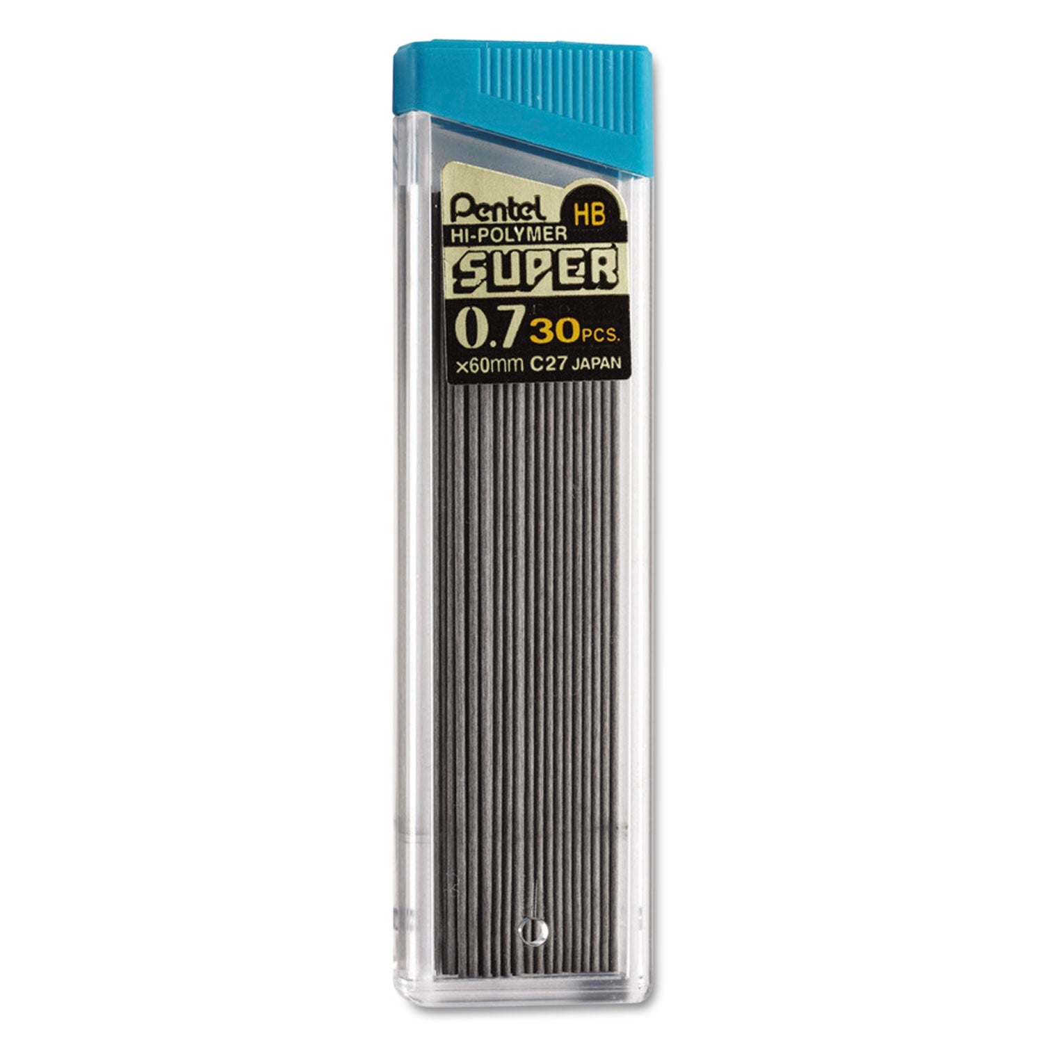 Super Hi-Polymer Lead Refills | 0.7 mm | Black