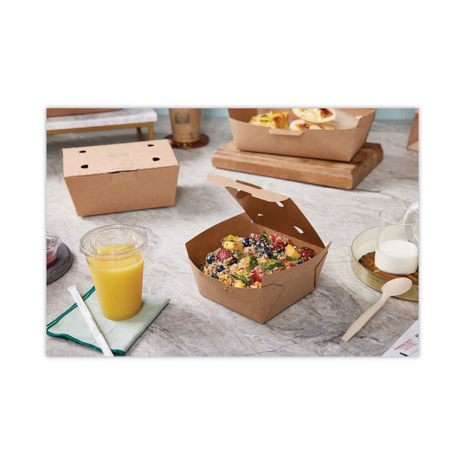 Tamper Evident OneBox Paper Box | Brown