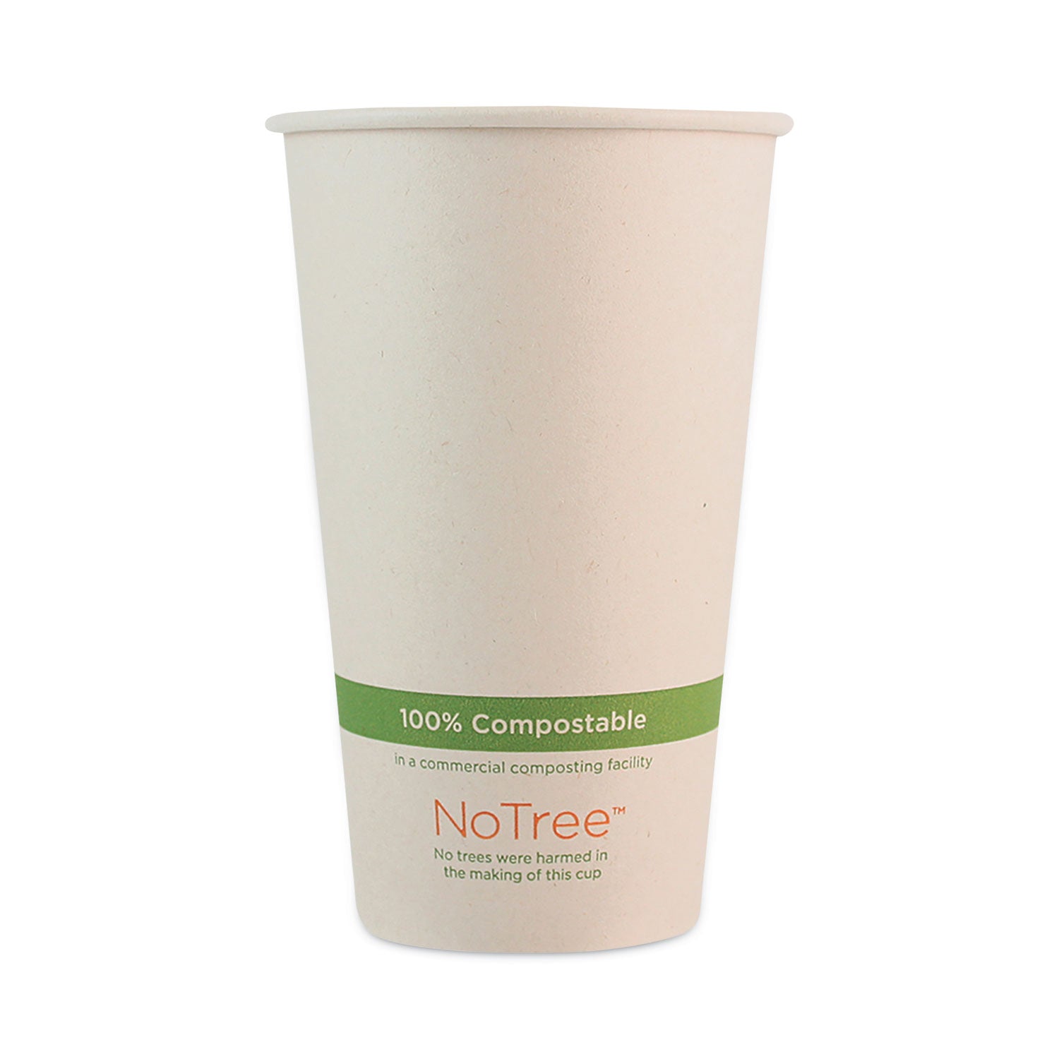 Notree Paper Hot Cups | 16 Oz | Natural | 1000-Ct