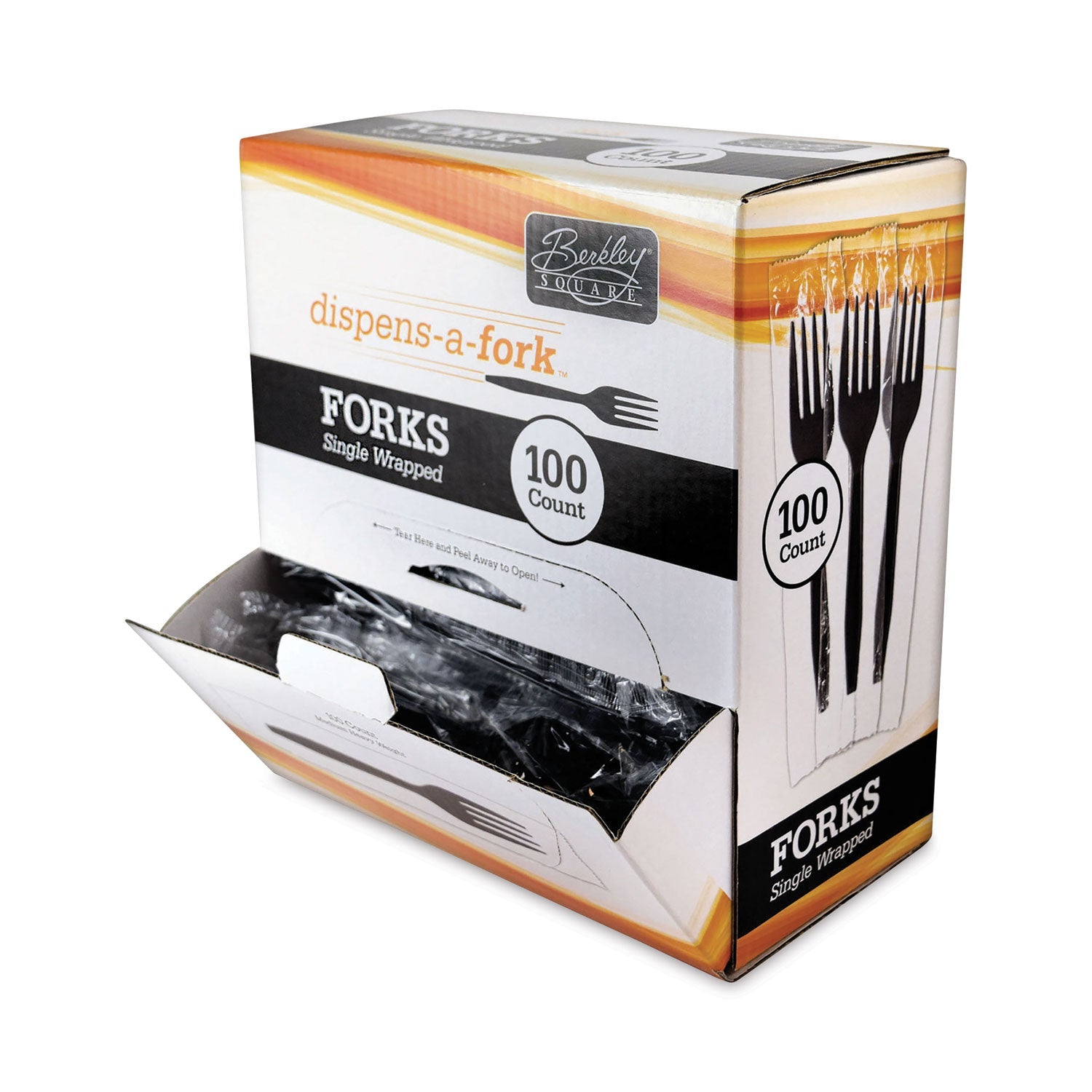 Dispens-a-Fork | Individually Wrapped | 100/Box