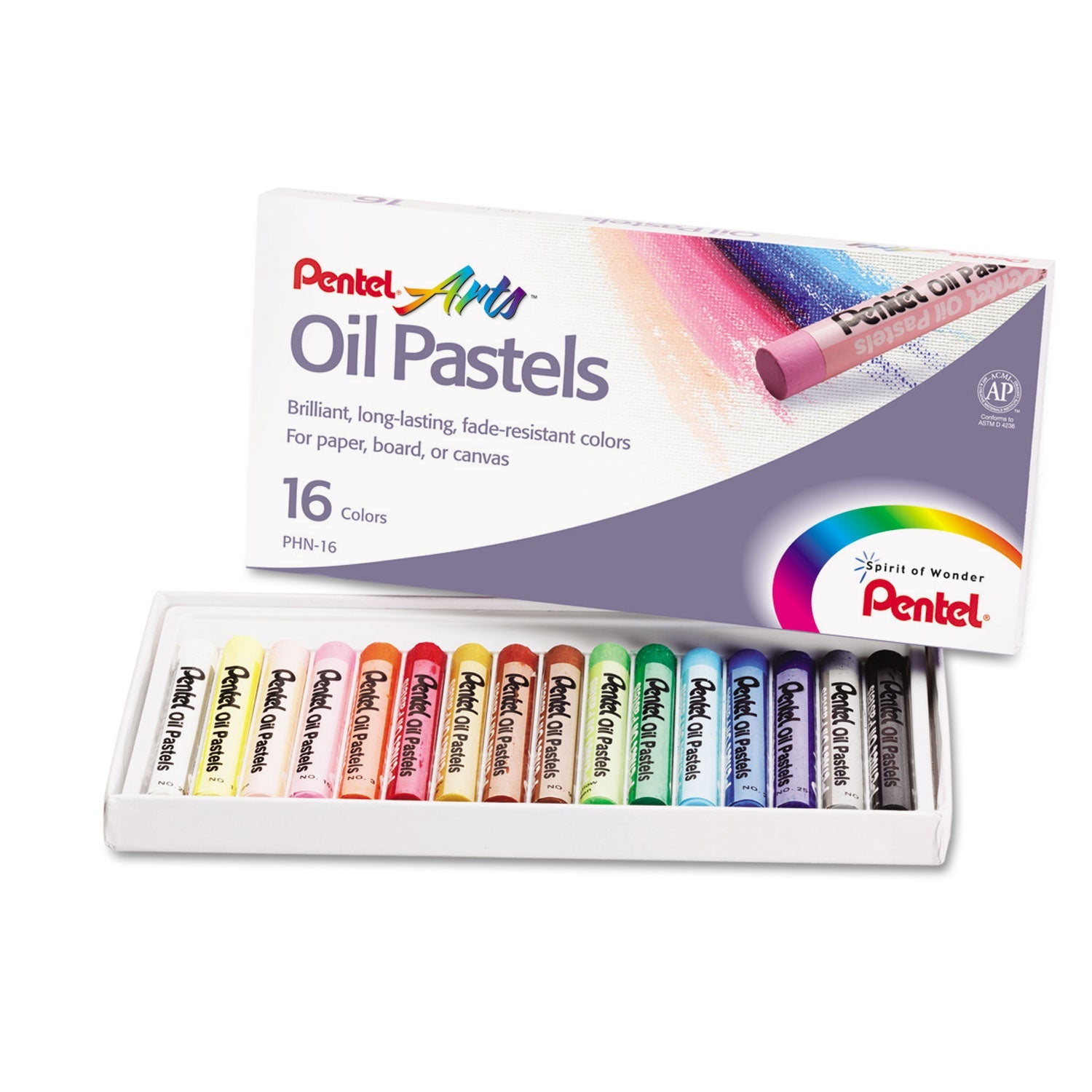 Oil Pastel Set With Carrying Case | 16 Colors