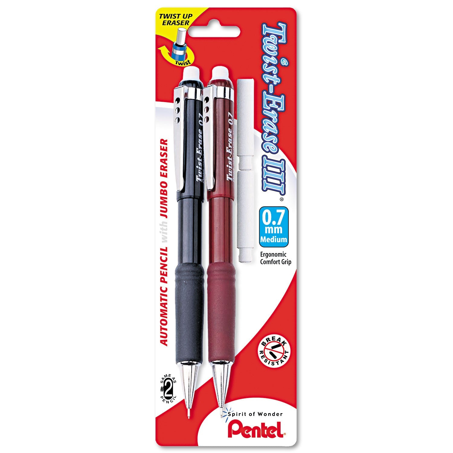 Twist-Erase III Mechanical Pencil | 2-Pack