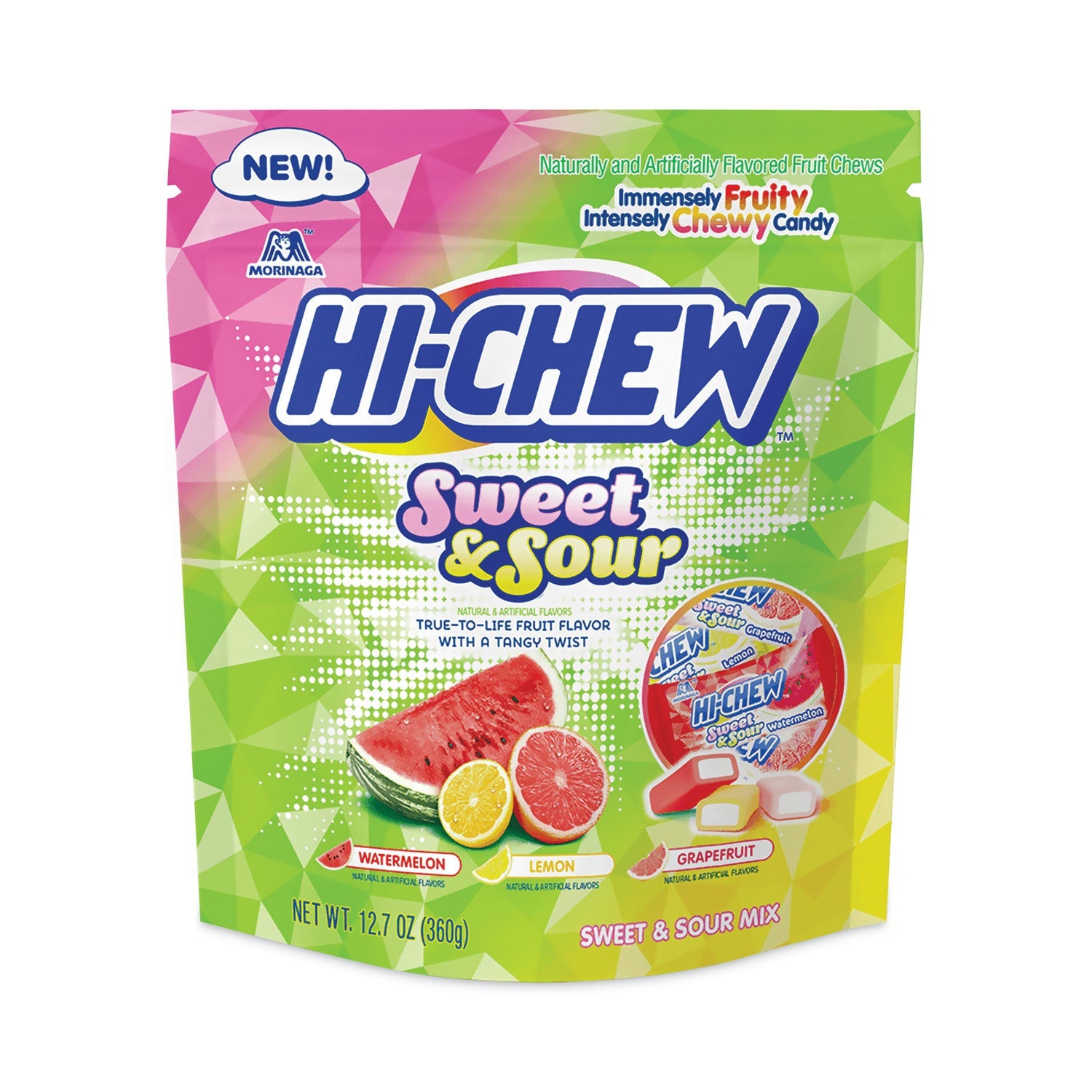 Hi-Chew™ Fruit Chews, Sweet and Sour, 12.7 oz, 3/Pack - Bloom Skins