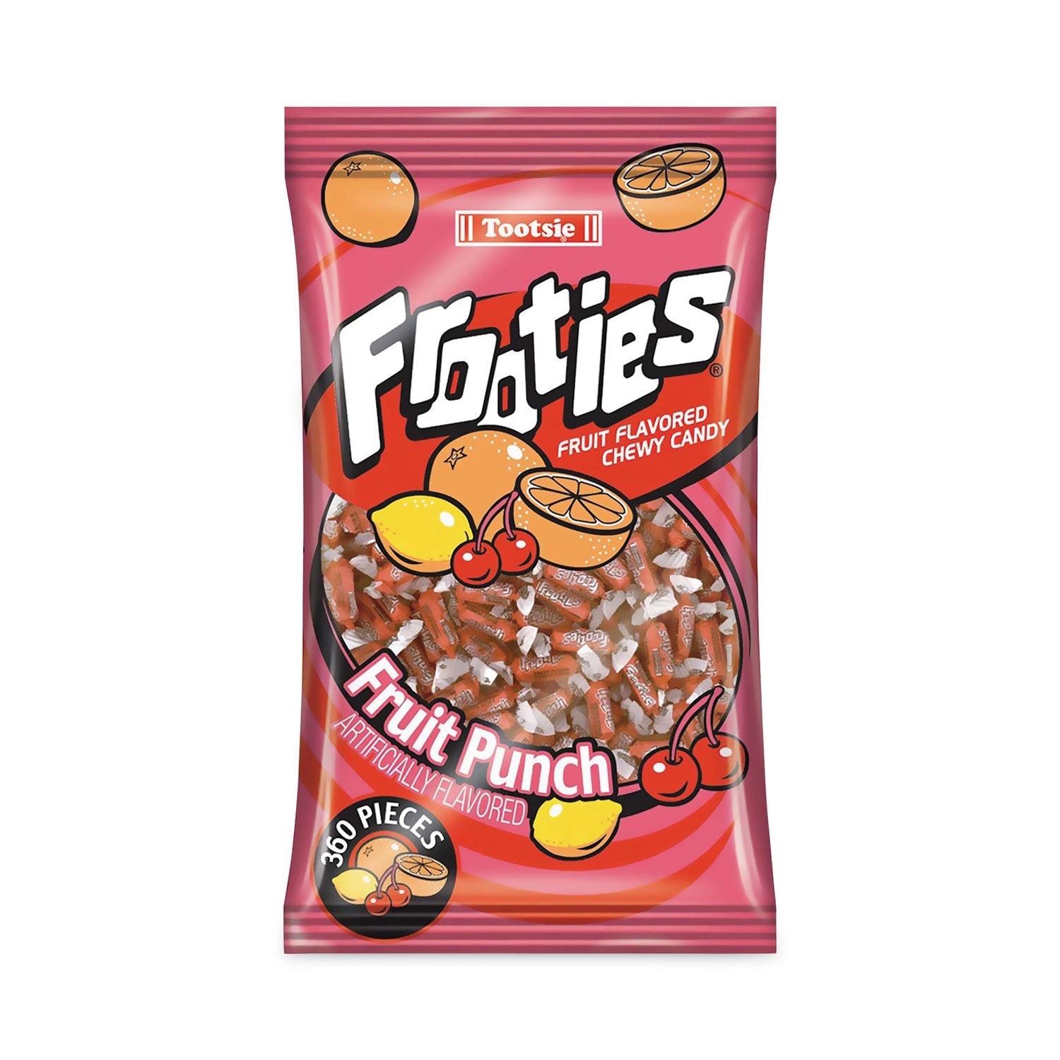 Tootsie Roll® Frooties, Fruit Punch, 38.8 oz Bag, 360 Pieces/Bag - Bloom Skins