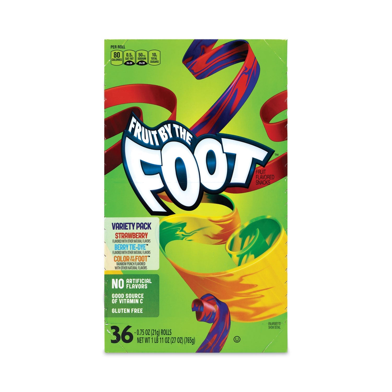 Betty Crocker™ Fruit By The Foot Variety Pack, Assorted Flavors, 0.75 oz, 36 Pouches/Carton - Bloom Skins