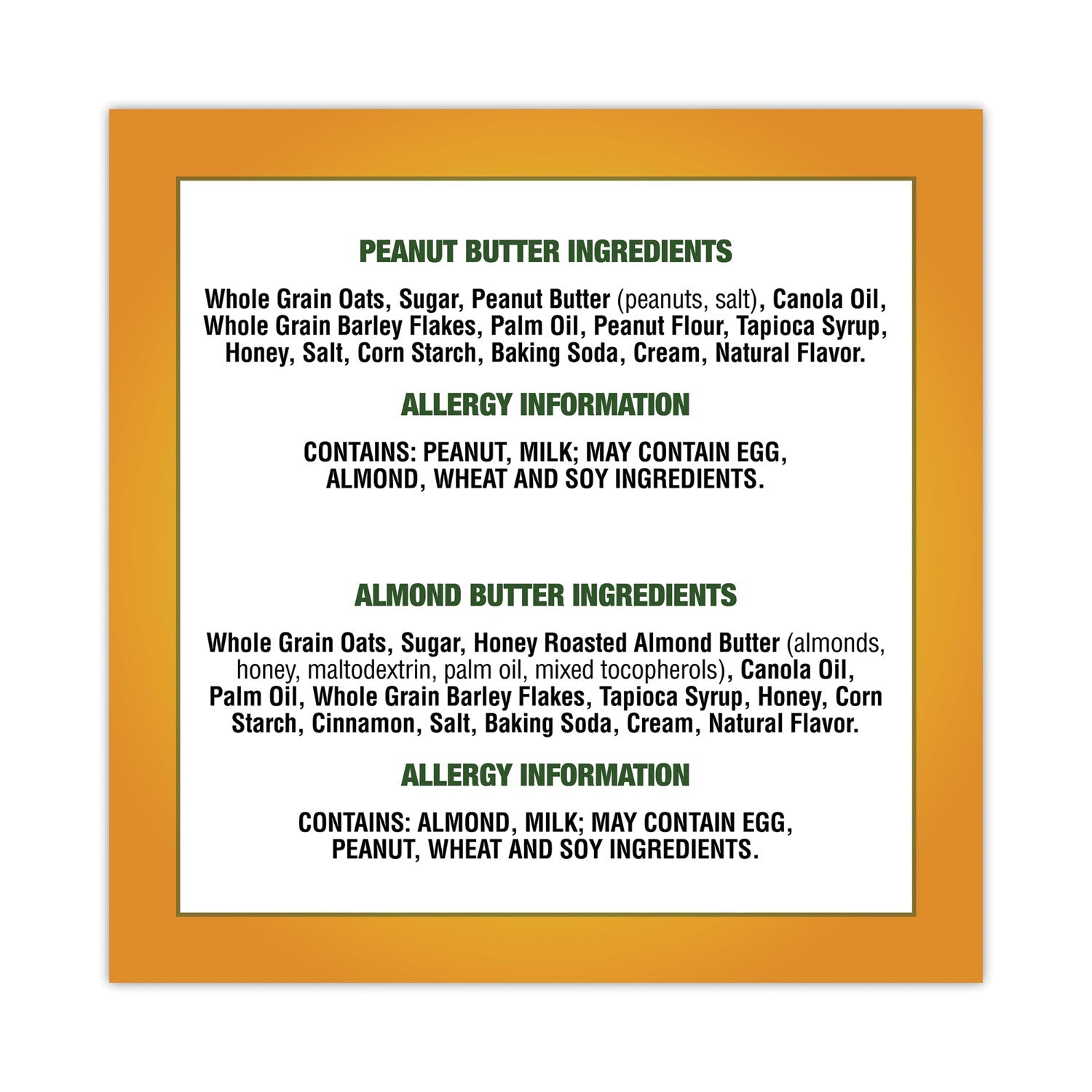 Nature Valley® Biscuits, Cinnamon with Almond Butter/Honey with Peanut Butter, 1.35 oz Pouch, 30/Carton