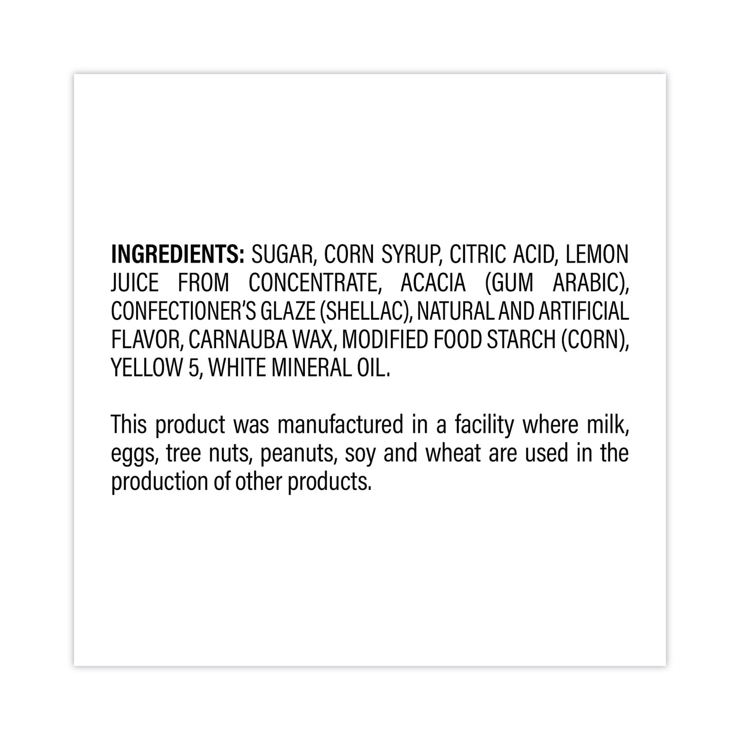 LemonHead® Lemon Candy, Individually Wrapped, 40.5 oz Tub, 150 Pieces