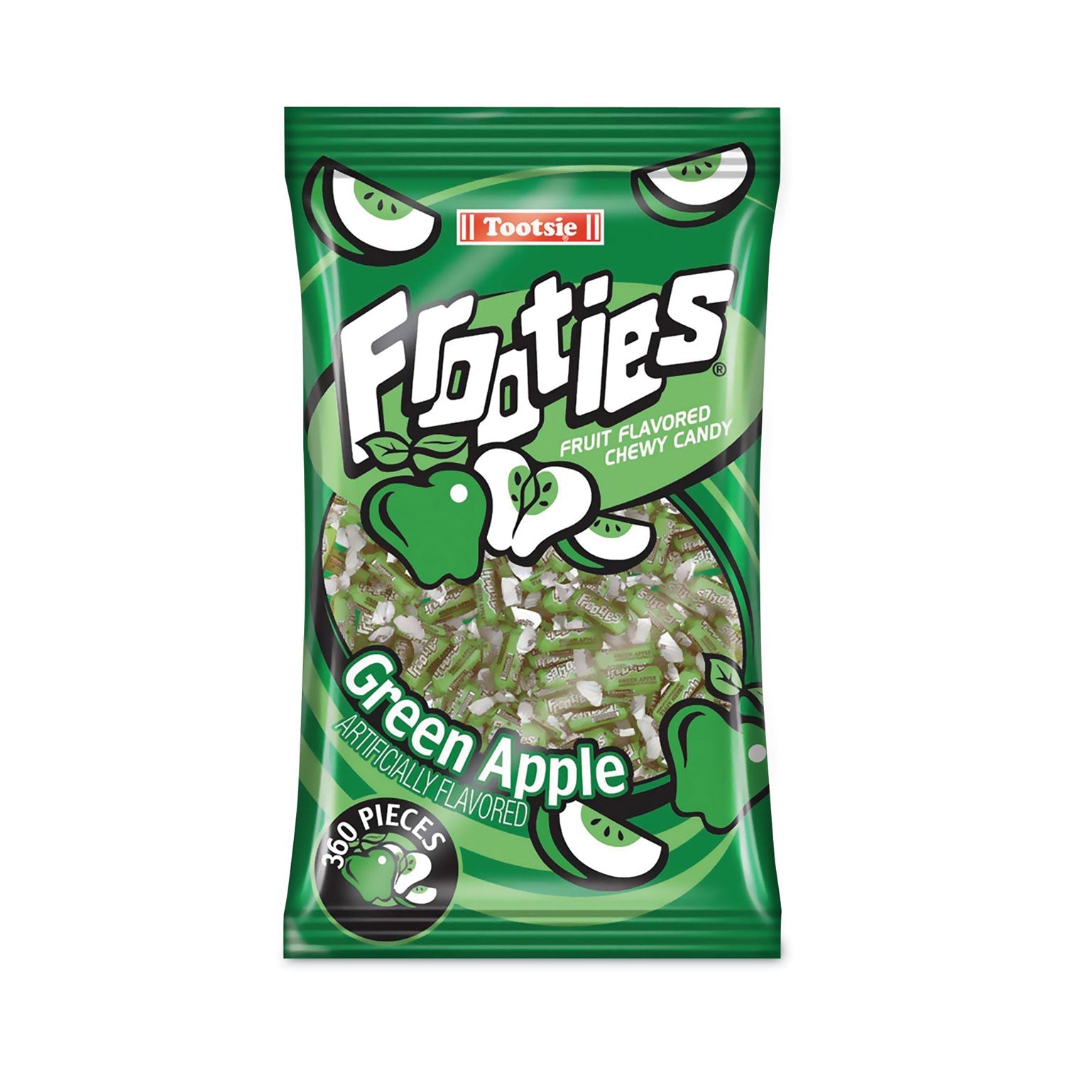 Tootsie Roll® Frooties, Green Apple, 38.8 oz Bag, 360 Pieces/Bag - Bloom Skins