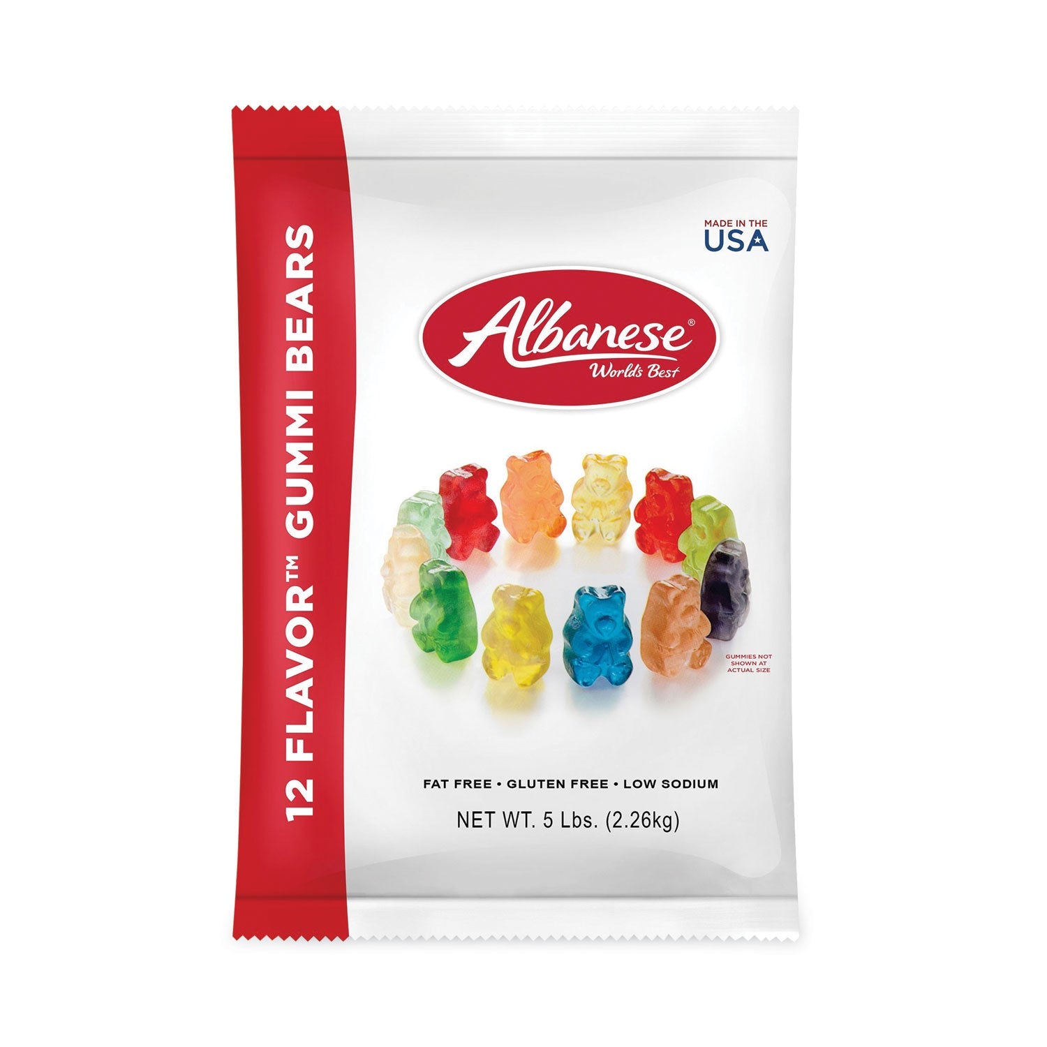 Albanese® World’s Best Gummi Bears, 5 lb Pouch, Assorted