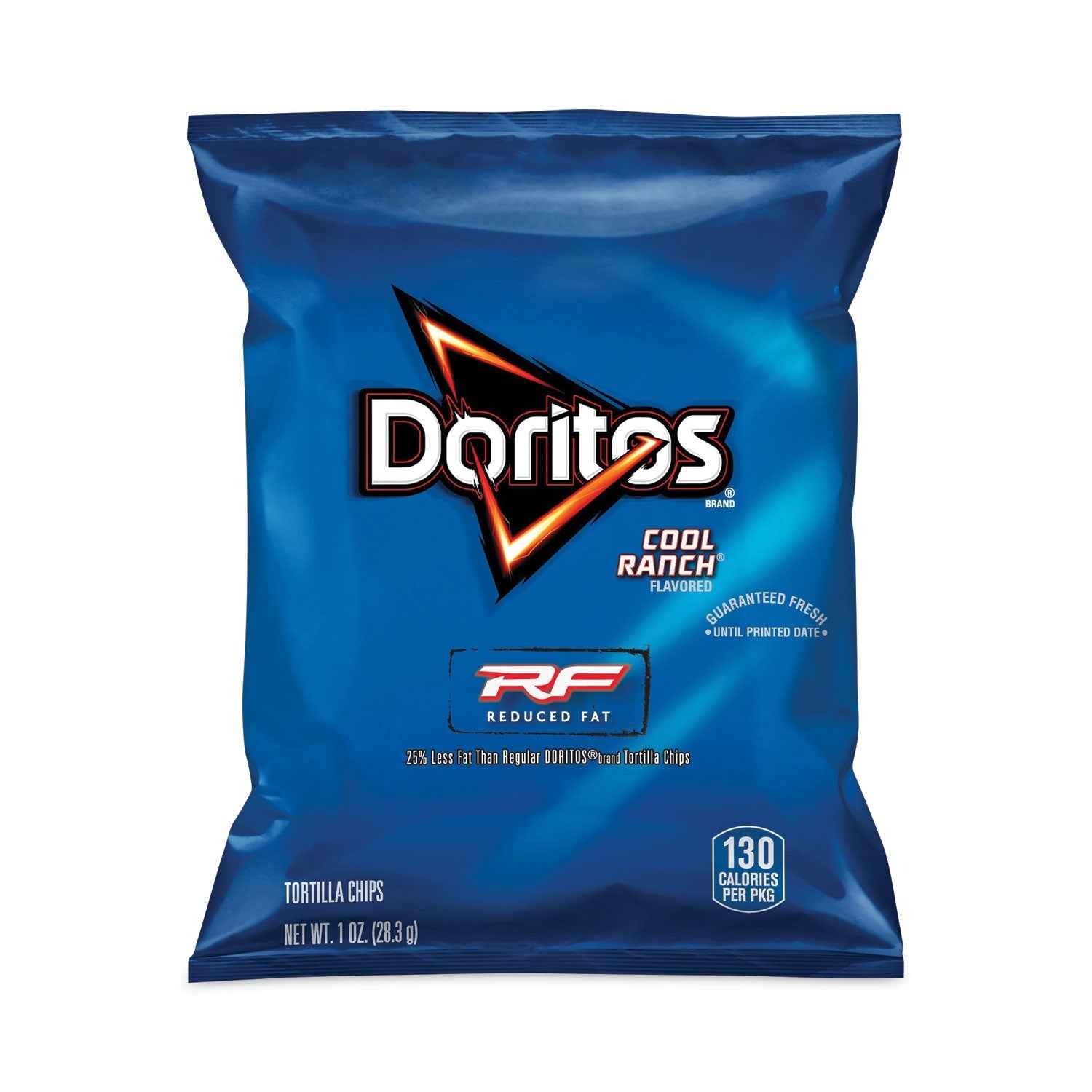 Doritos® Reduced Fat Cool Ranch Tortilla Chips, 1 oz Bag, 72 Bags/Carton