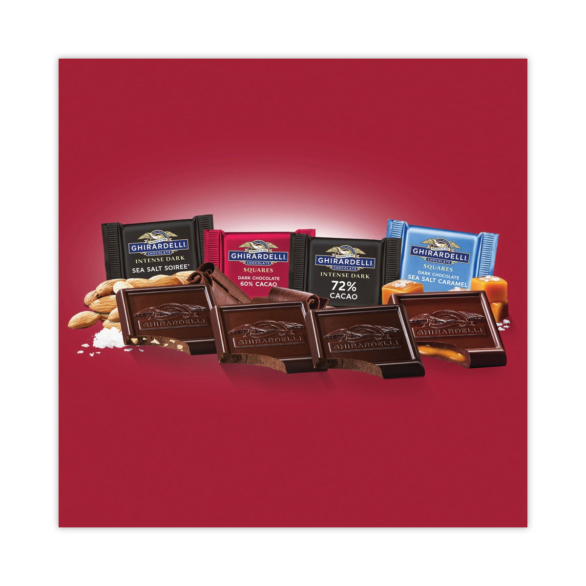 Ghirardelli® Squares Premium Dark Chocolate Assortment, 14.86 oz Bag