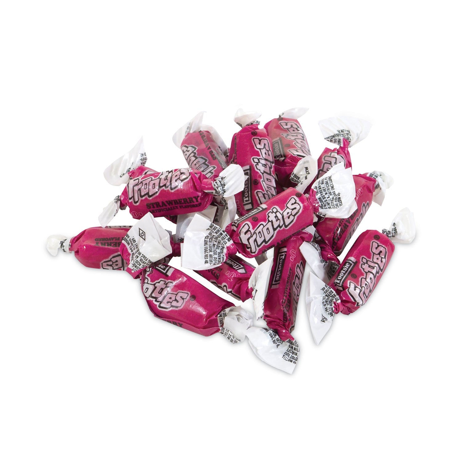 Tootsie Roll® Frooties, Strawberry, 38.8 oz Bag, 360 Pieces/Bag - Bloom Skins