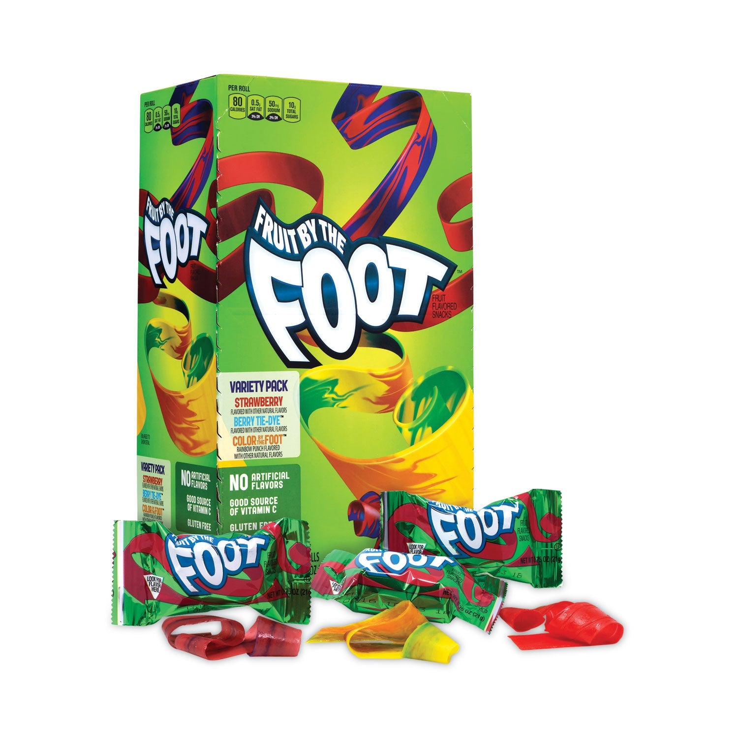 Betty Crocker™ Fruit By The Foot Variety Pack, Assorted Flavors, 0.75 oz, 36 Pouches/Carton - Bloom Skins