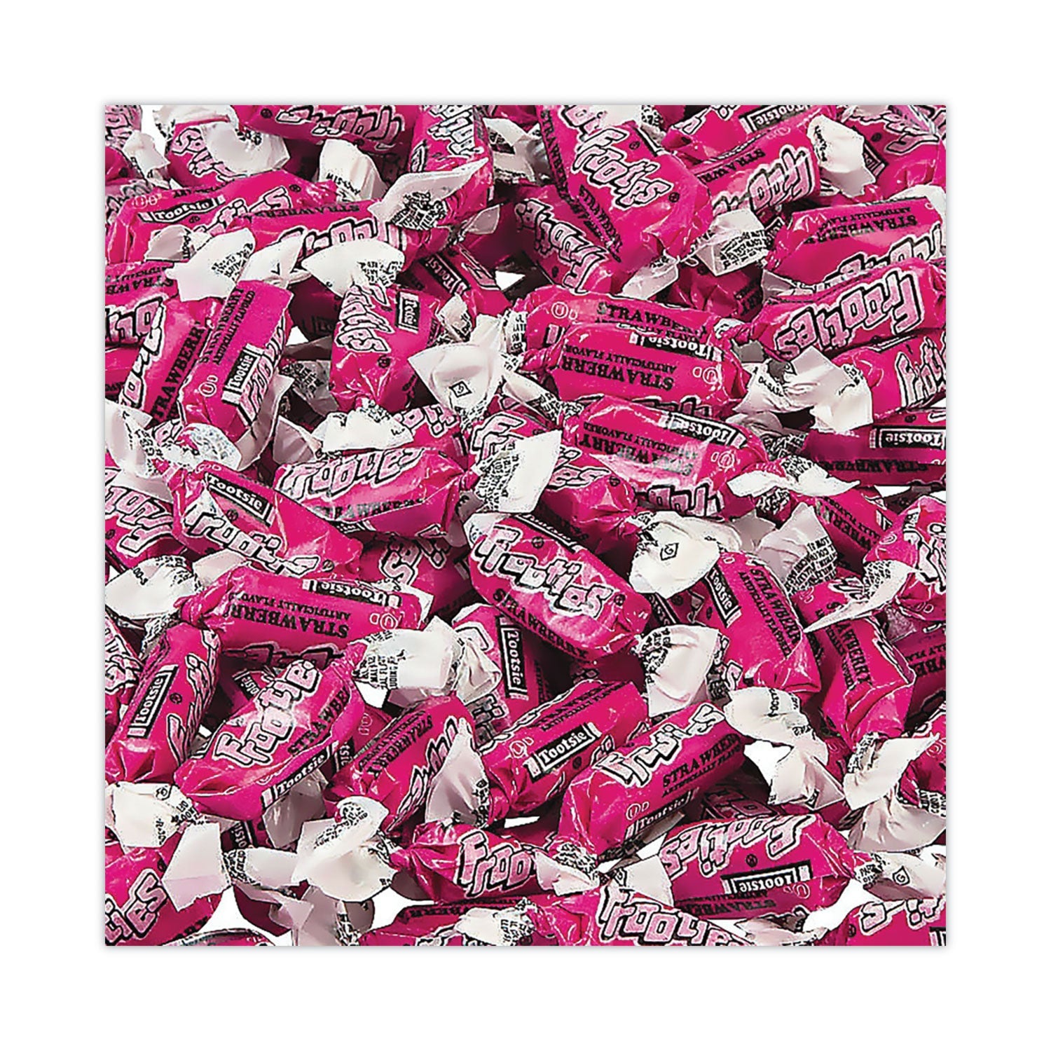 Tootsie Roll® Frooties, Strawberry, 38.8 oz Bag, 360 Pieces/Bag - Bloom Skins