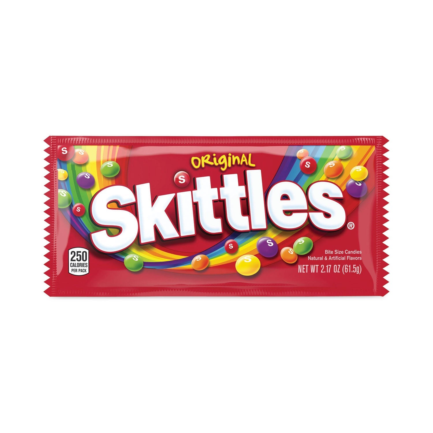 Skittles® Chewy Candy, Original, 2.17 oz Bag, 36 Bags/Carton