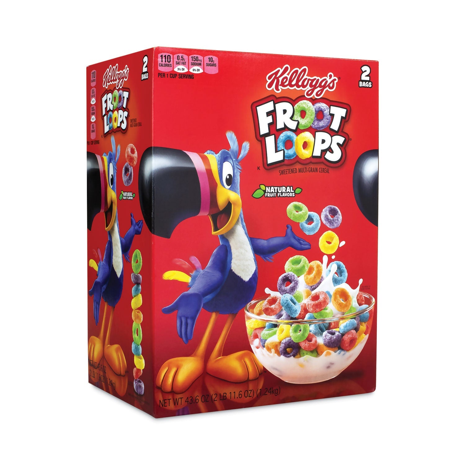 Froot Loops Breakfast Cereal | 43 oz | 2-Bags