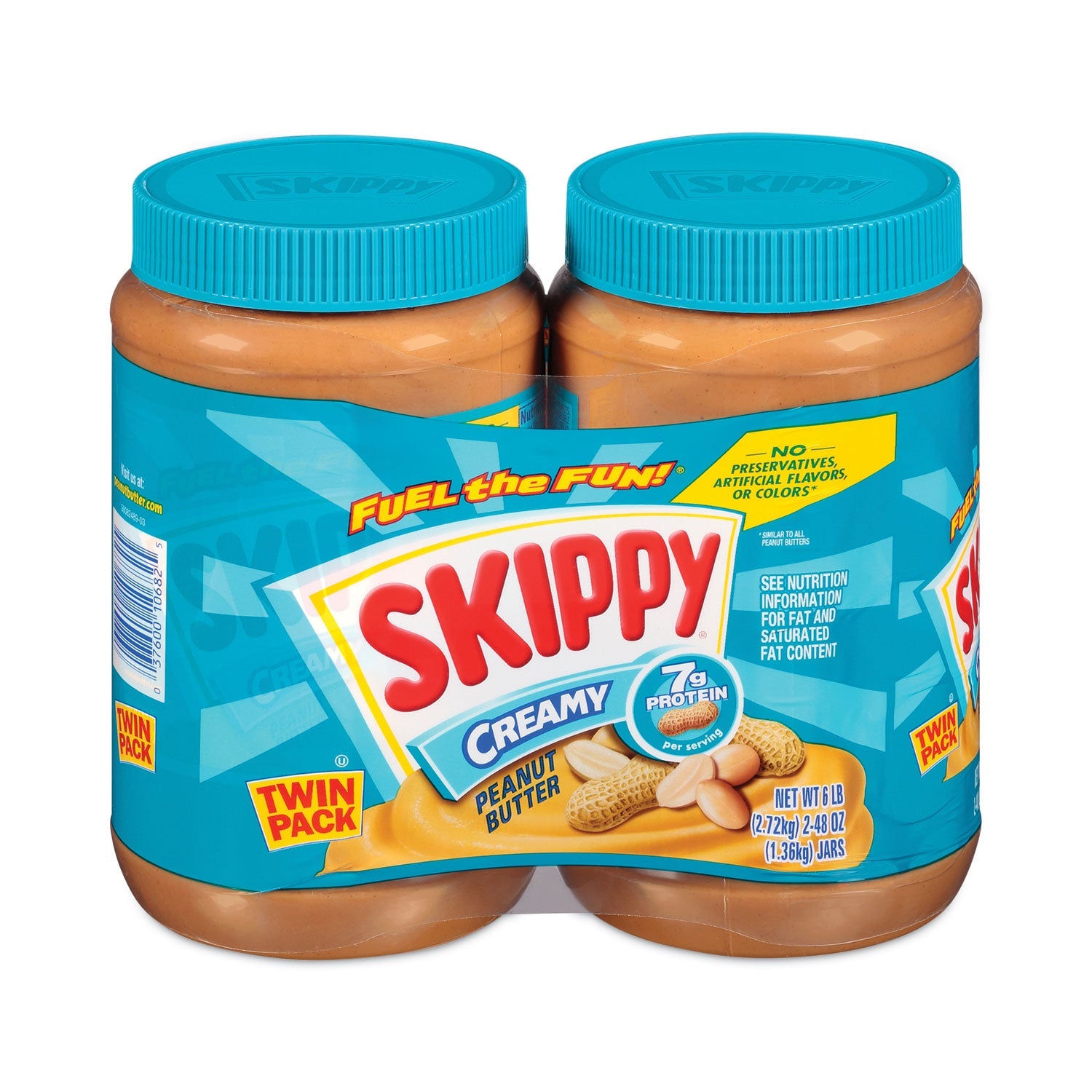 SKIPPY Creamy Peanut Butter | 48 oz | 2-Pack