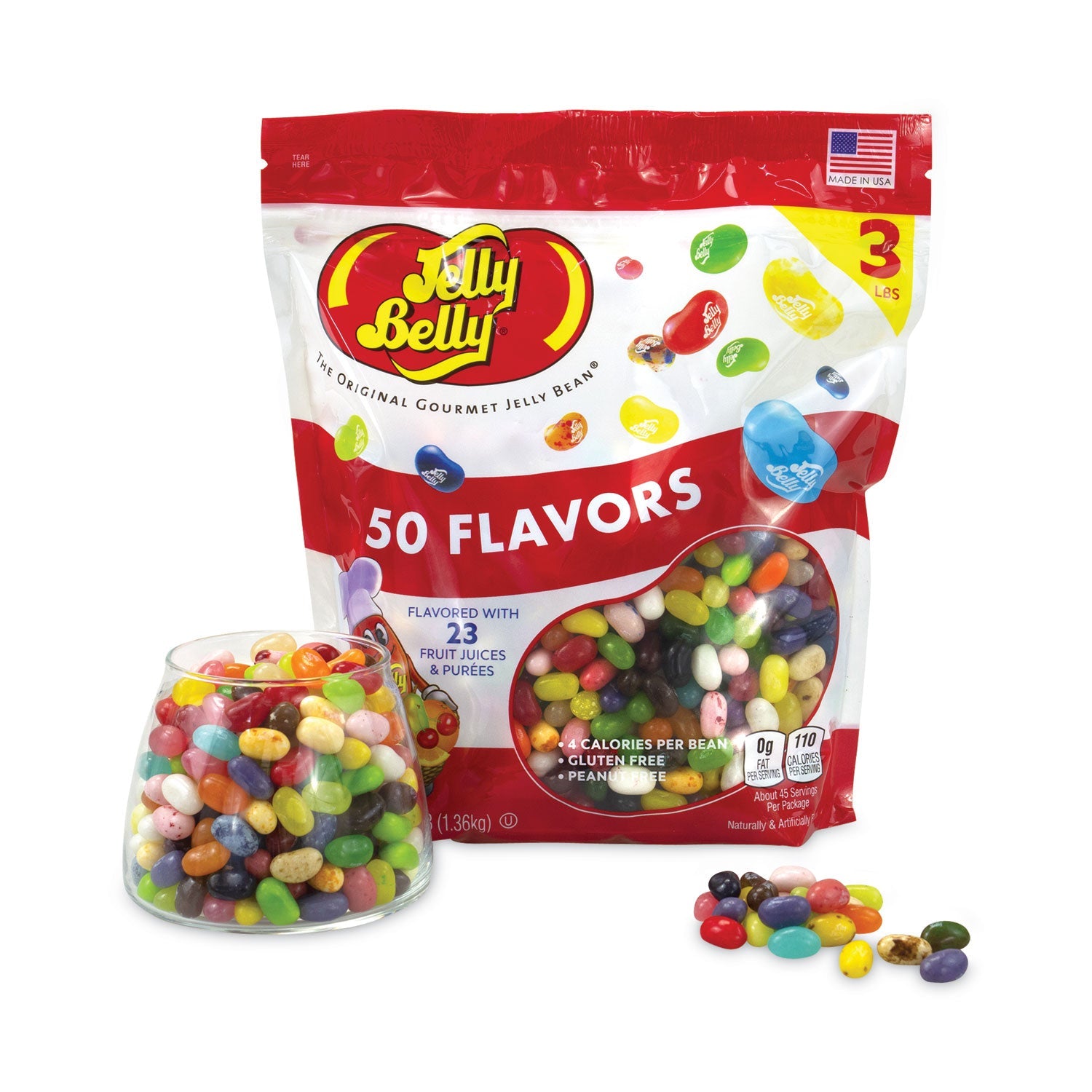 50 Flavors Jelly Beans Assortment | 3lb Bag