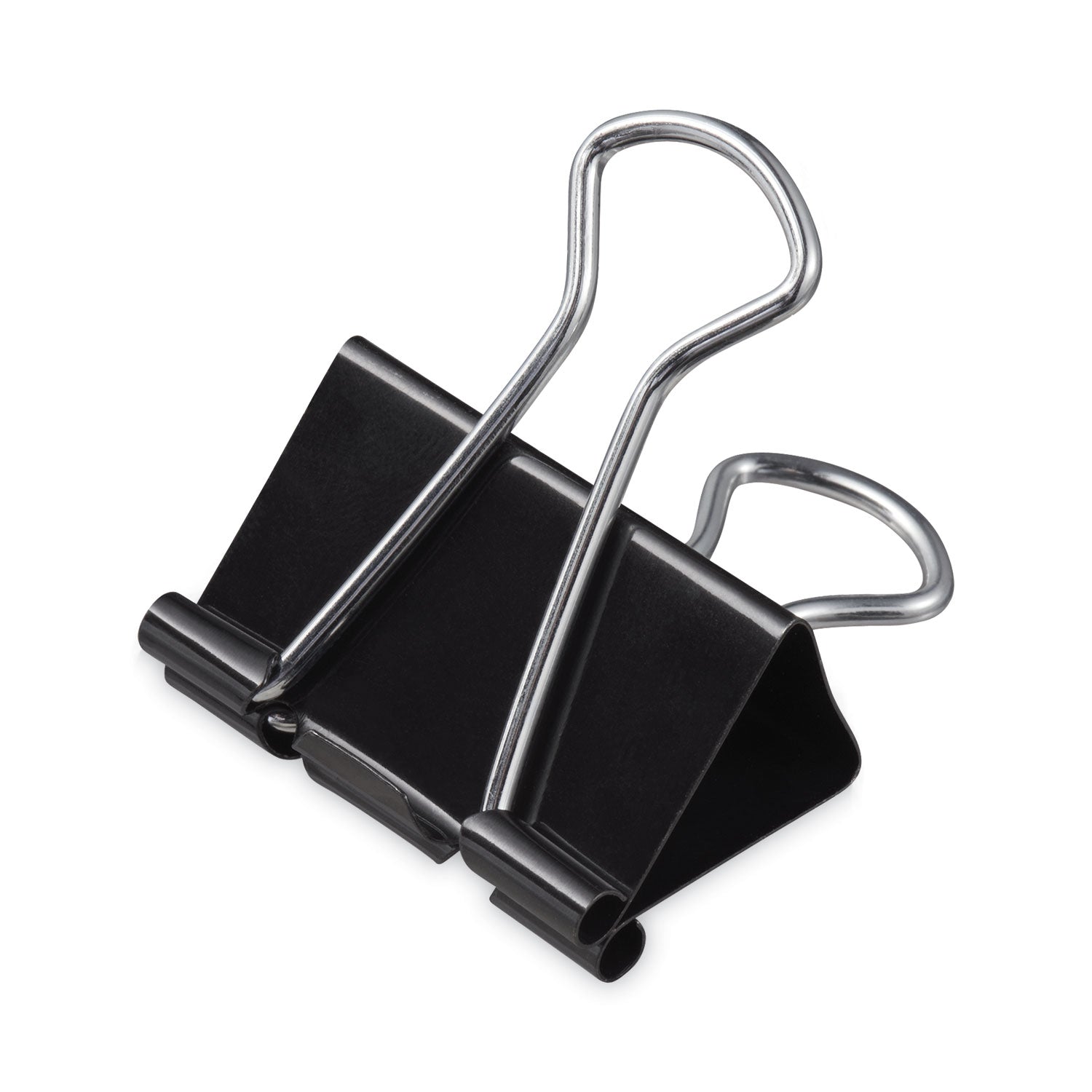 Mini Binder Clips | Black/Silver, 12/Box