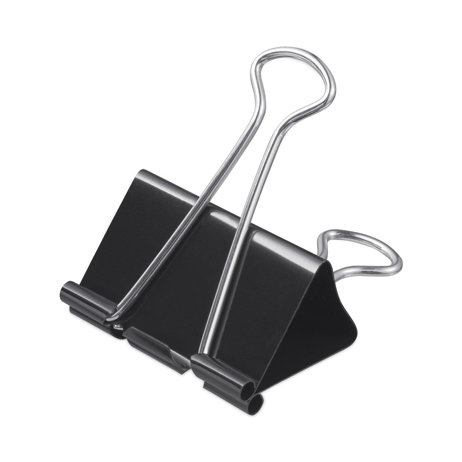 Binder Clips with Storage Tub | Large, 12-Pack