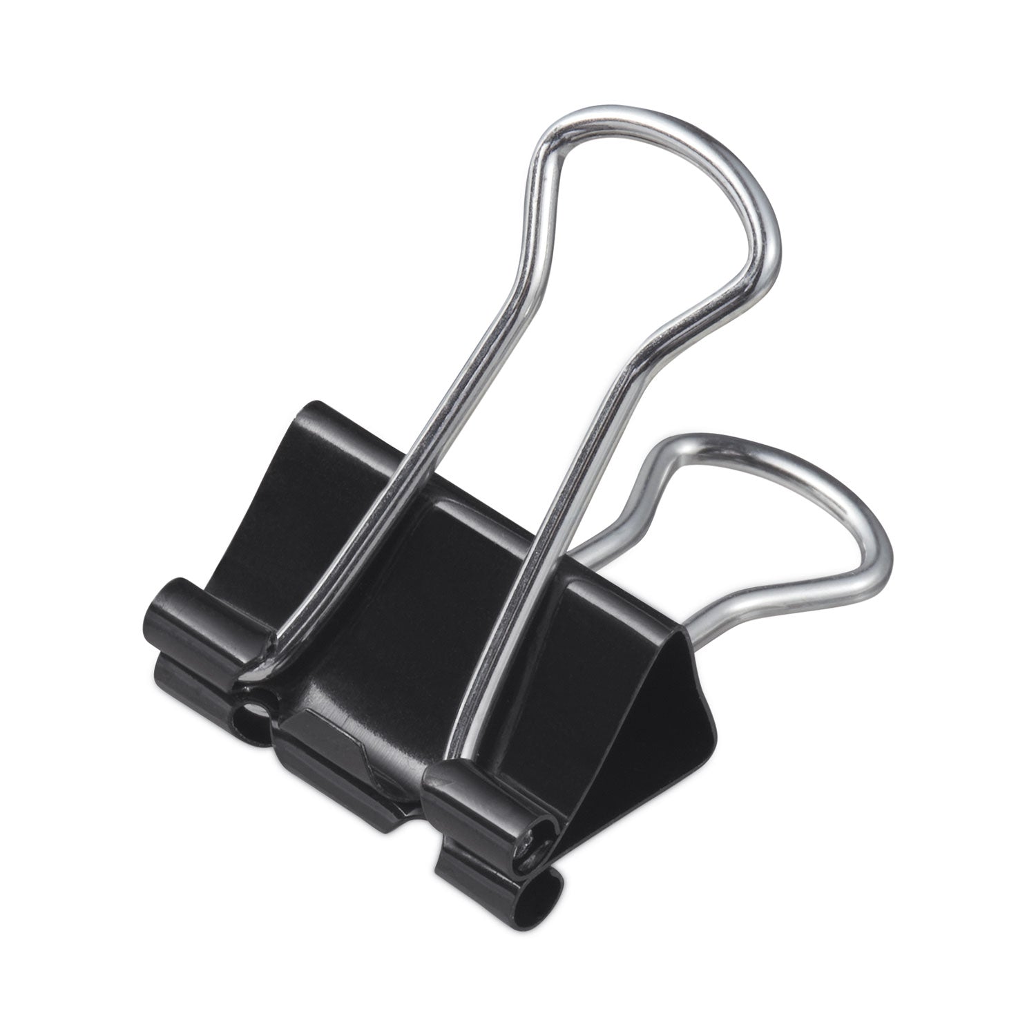 Universal® Binder Clip Zip-Seal Bag Value Pack, Medium, Black/Silver, 36/Pack