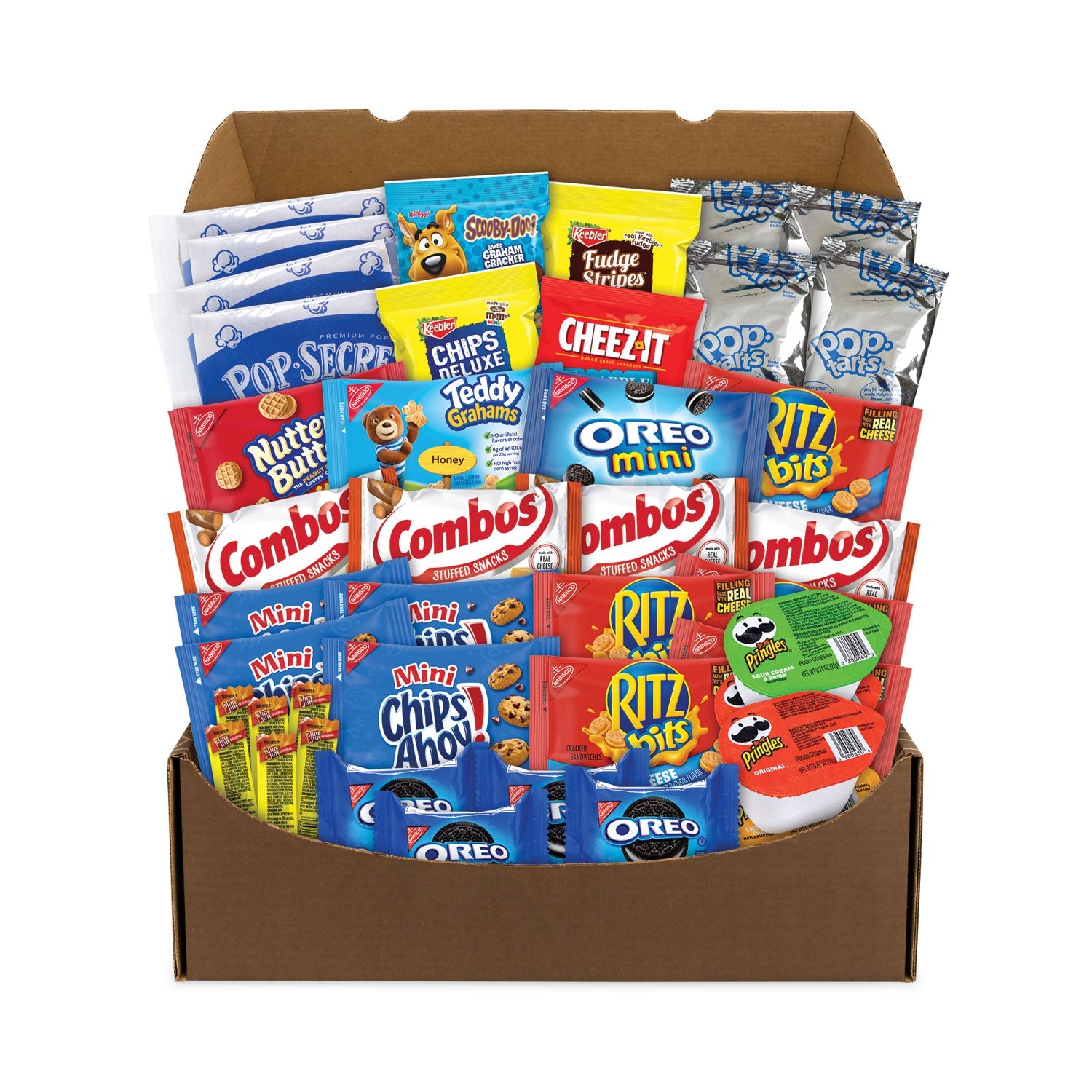 Snack Box Pros Quarantine Snack Box, 42 Assorted Snacks/Box, 5 lb Box