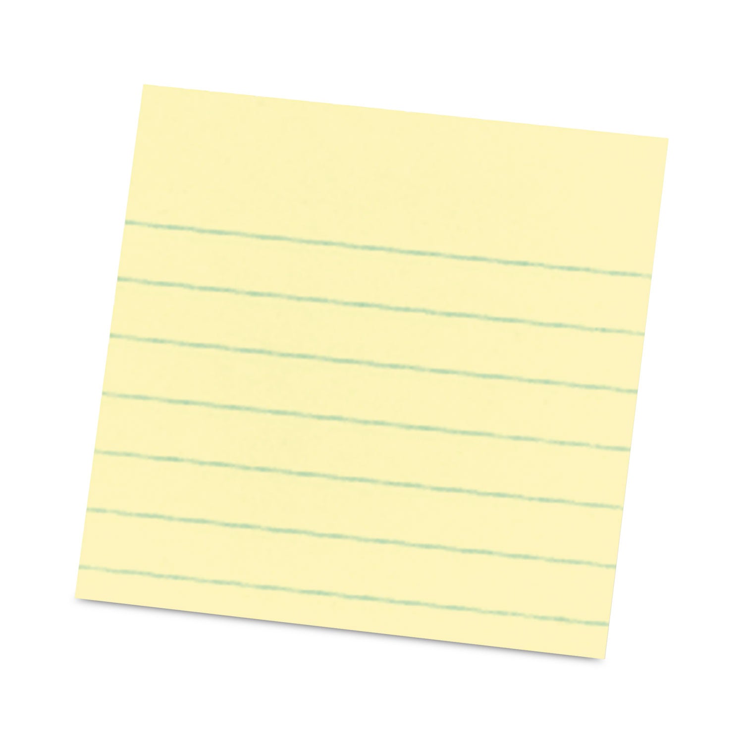 Post-it® Pop-up Notes Original Canary Yellow Pop-up Refill, Note Ruled, 3" x 3", Canary Yellow, 100 Sheets/Pad, 6 Pads/Pack