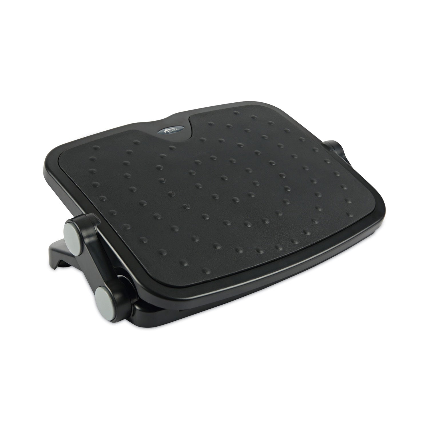 Alera® Soft Cushioned Ergonomic Footrest, 14w X 19.63d X 3.75 To 7.5h, Black