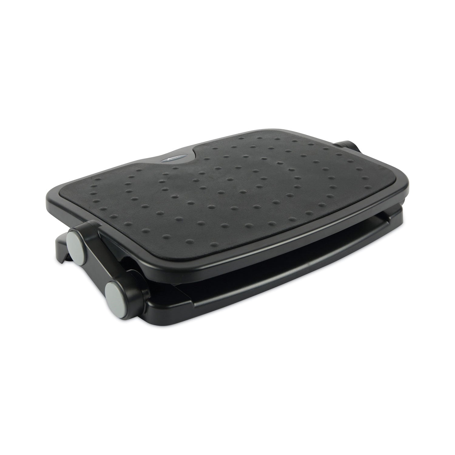 Alera® Soft Cushioned Ergonomic Footrest, 14w X 19.63d X 3.75 To 7.5h, Black