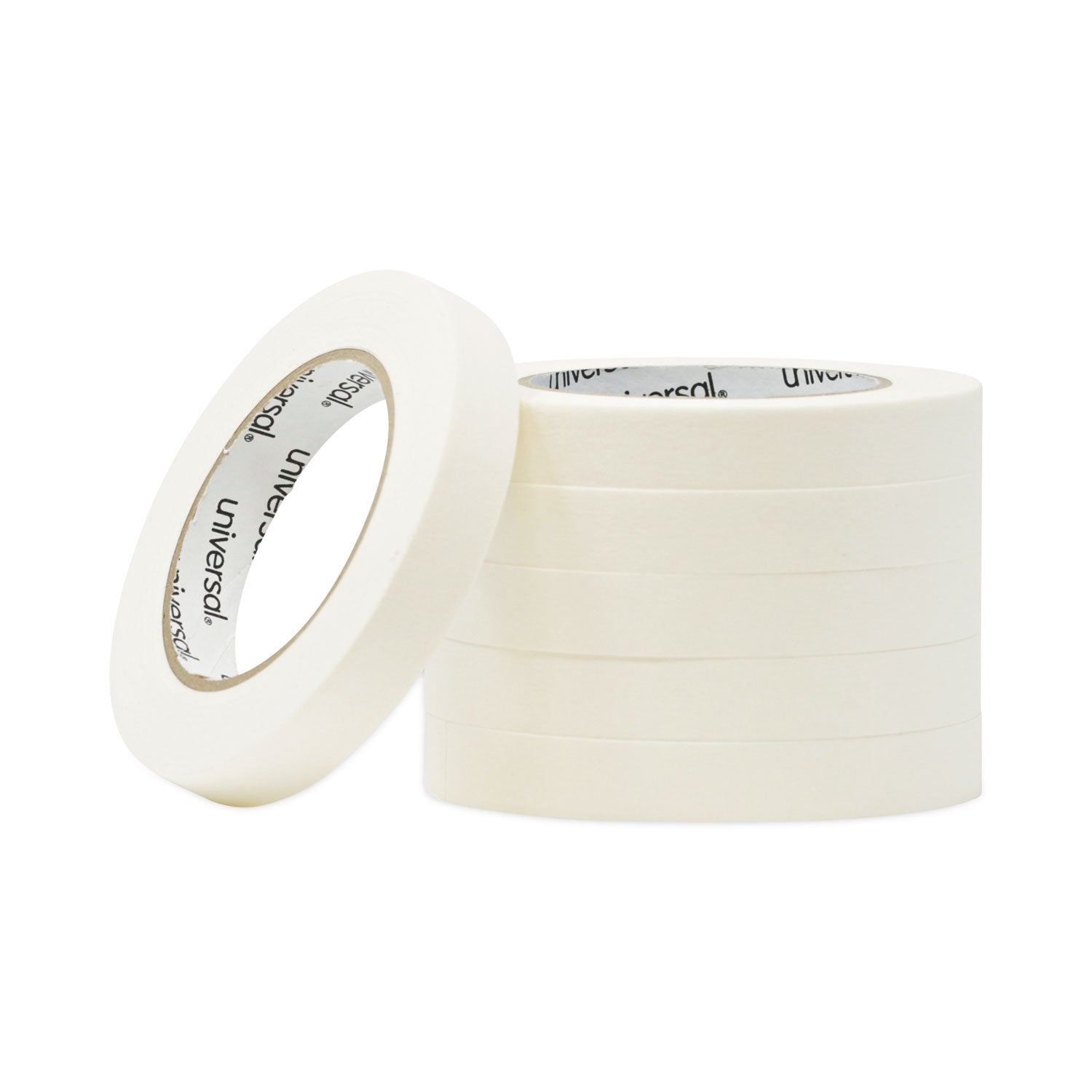 Removable Masking Tape | 18mmx54.8m Beige, 6/Pack