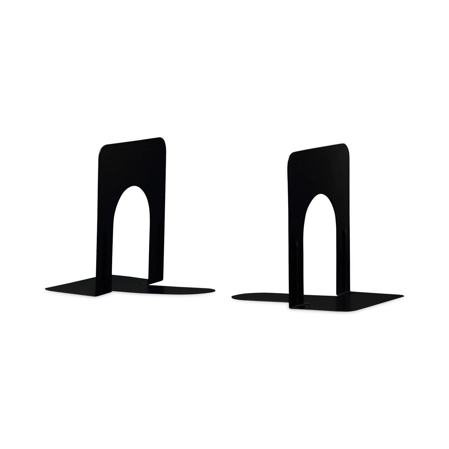 Economy Bookends | Nonskid 5" | Black | 1 Pair