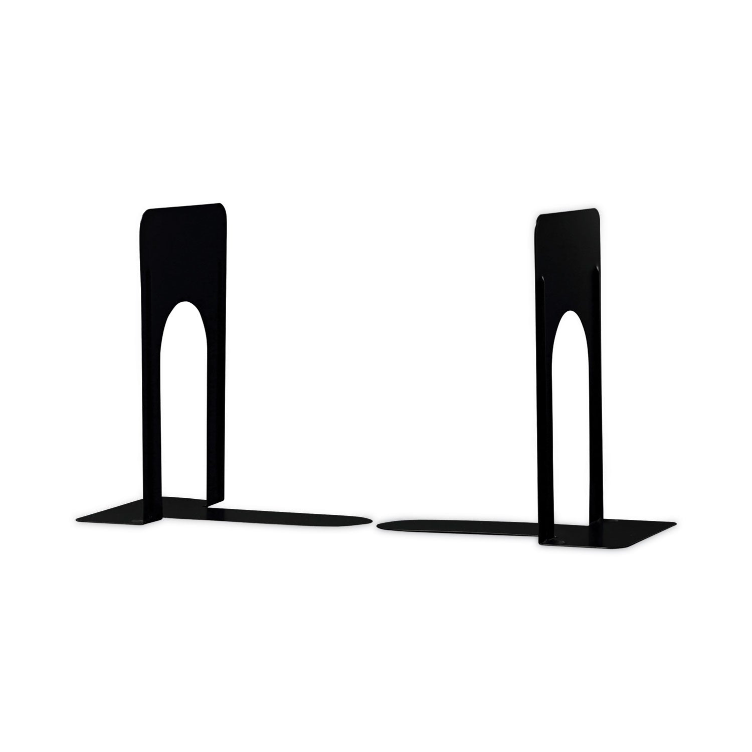 Economy Bookends | Nonskid Heavy Gauge | Black