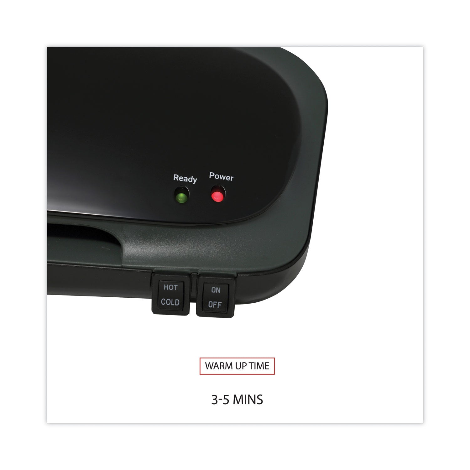 Universal® Deluxe Desktop Laminator, Two Rollers, 9" Max Document Width, 5 Mil Max Document Thickness