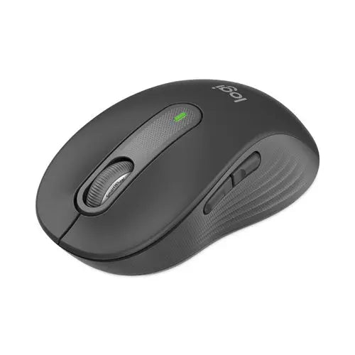 Logitech® Signature M650 for Business Wireless Mouse, Large, 2.4 GHz Frequency, 33 ft Wireless Range, Right Hand Use, Graphite