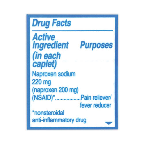 Aleve® Pain Reliever Tablets 220 mg, 320/Bottle - Bloom Skins