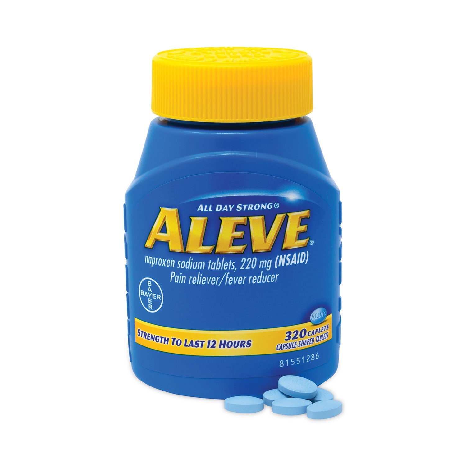 Aleve® Pain Reliever Tablets 220 mg, 320/Bottle - Bloom Skins