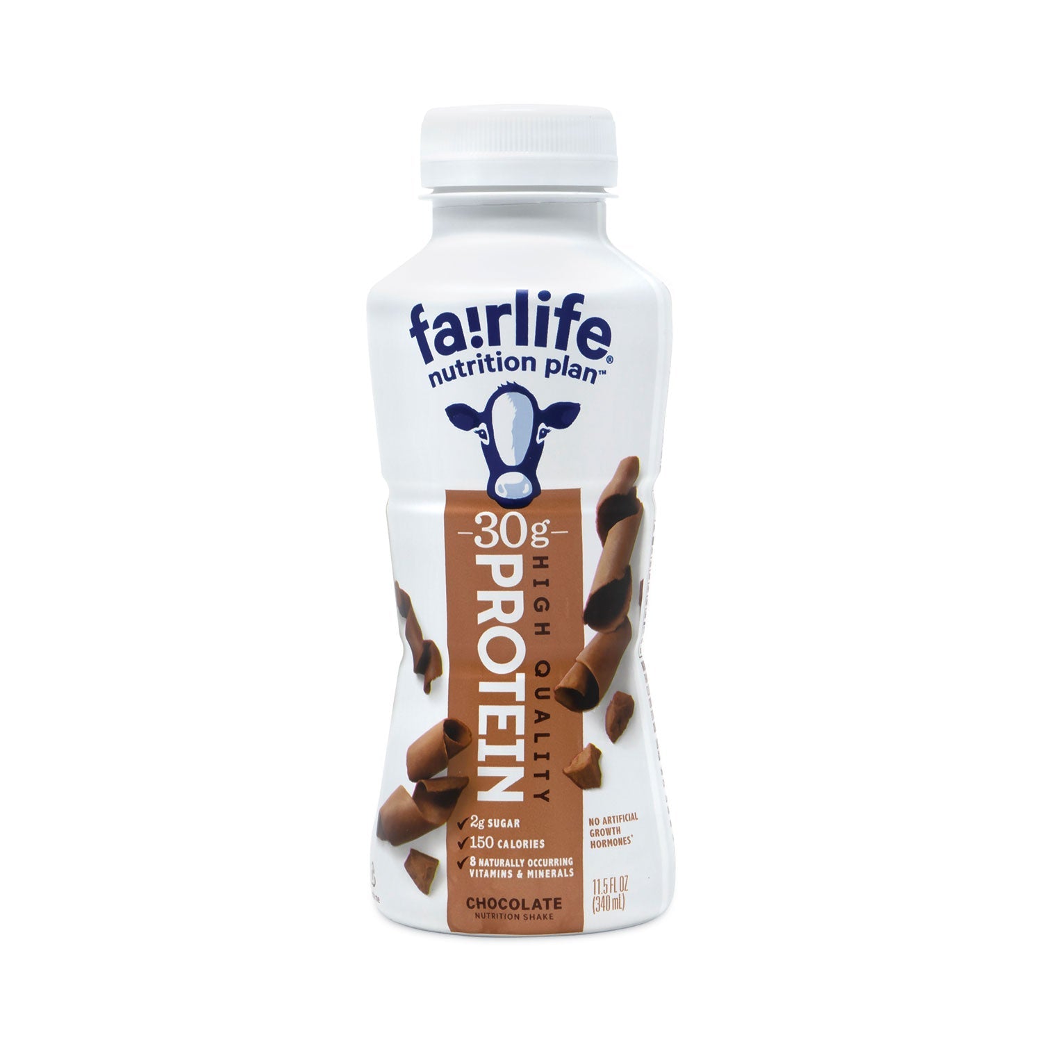 Fairlife® High Protein Chocolate Nutrition Shake, 11.5 oz Bottle, 12/Carton - Bloom Skins