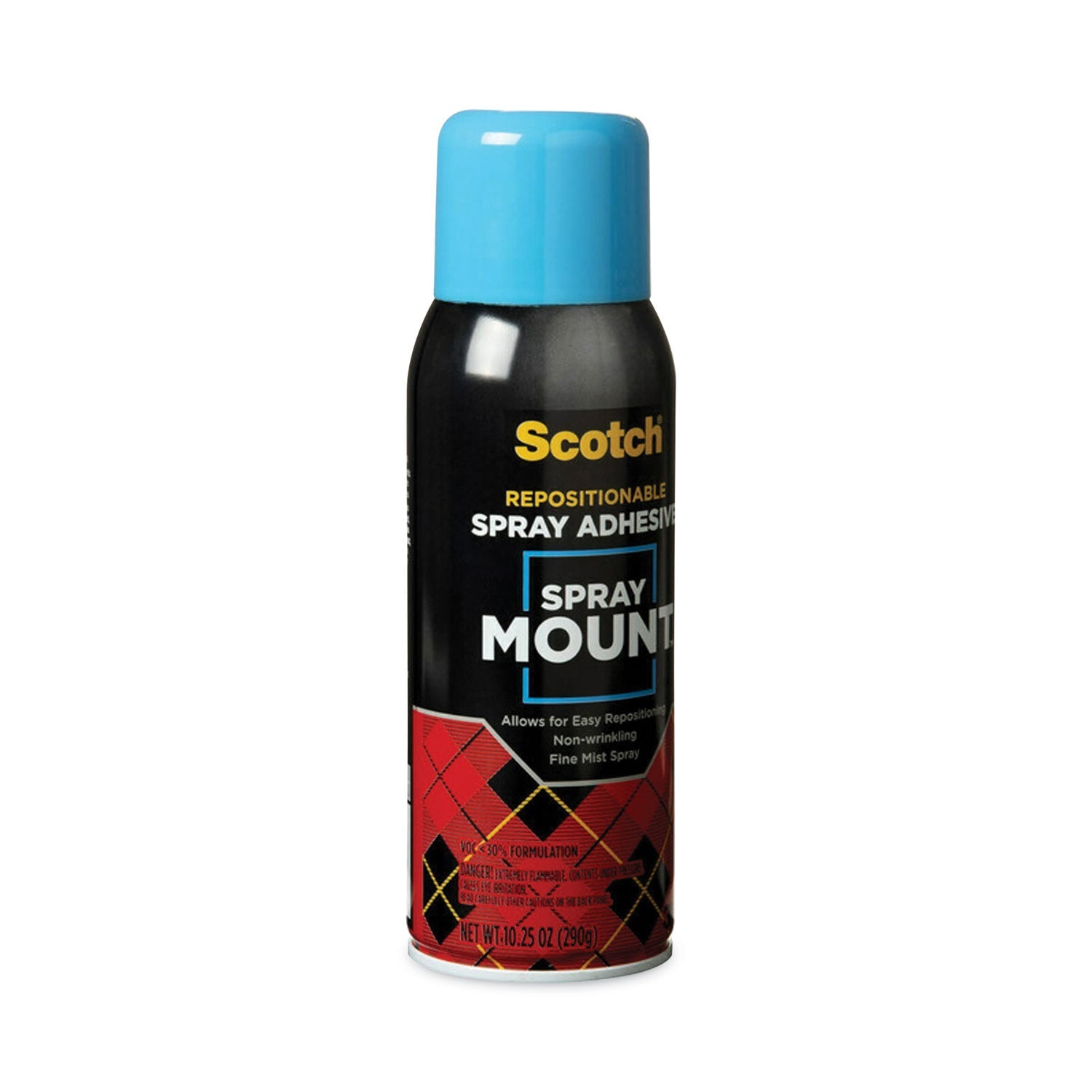 Scotch® Spray Mount Repositionable Adhesive, 10.25 Oz, Dries Clear