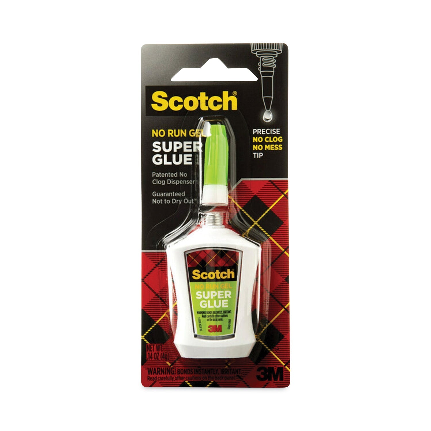 Super Glue No-Run Gel | Precision Applicator
