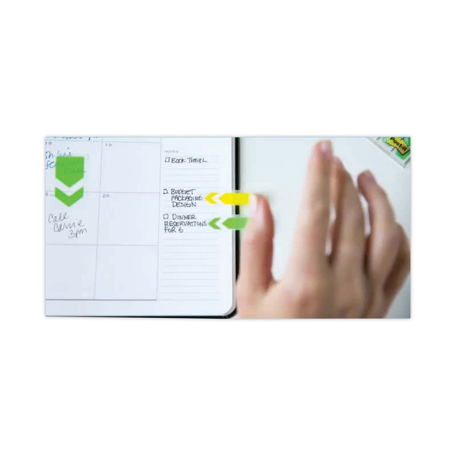 Post-it® Flags Highlighting Page Flags, 4 Bright Colors, 0.5 x 1.75, 35/Color, 4 Dispensers/Pack