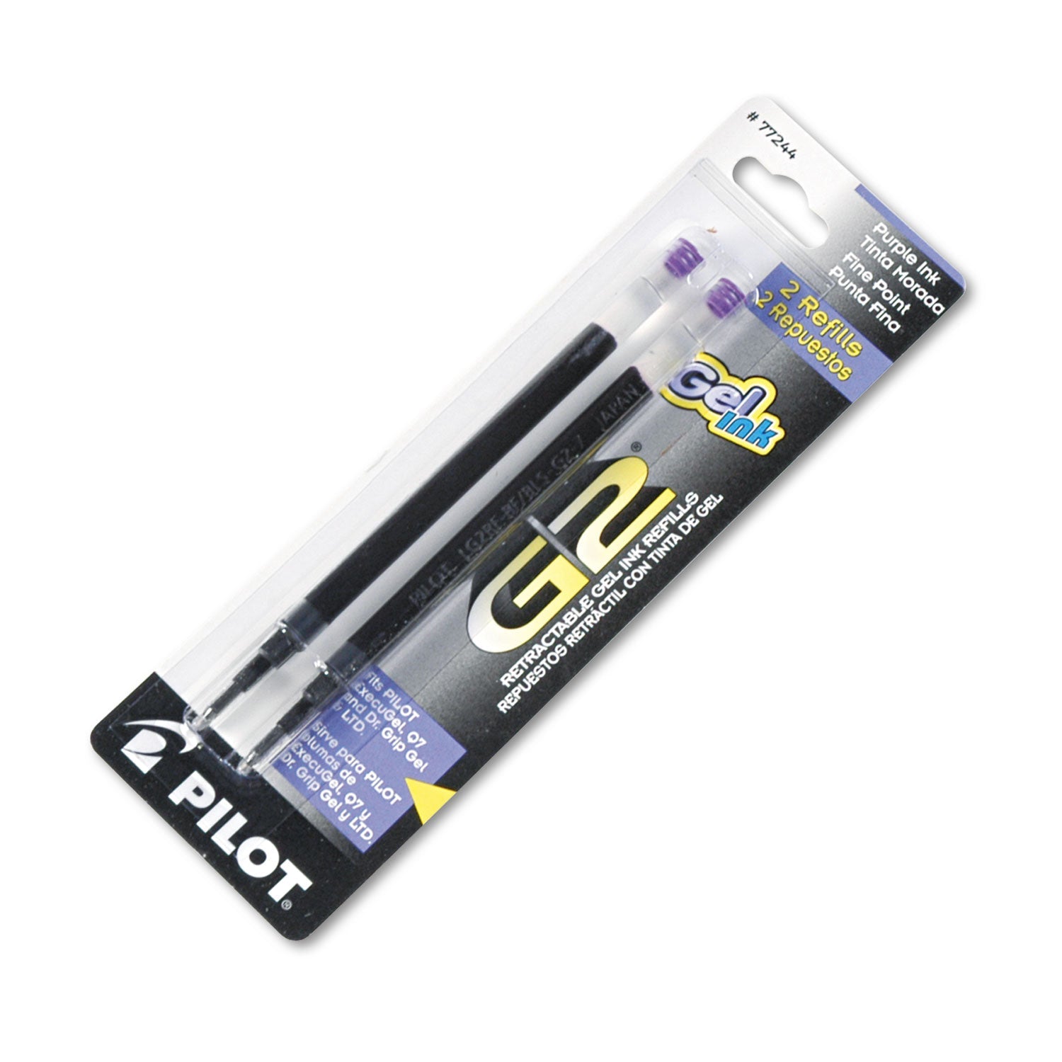 Refill For Pilot Gel Pens | Purple | 2-Pack