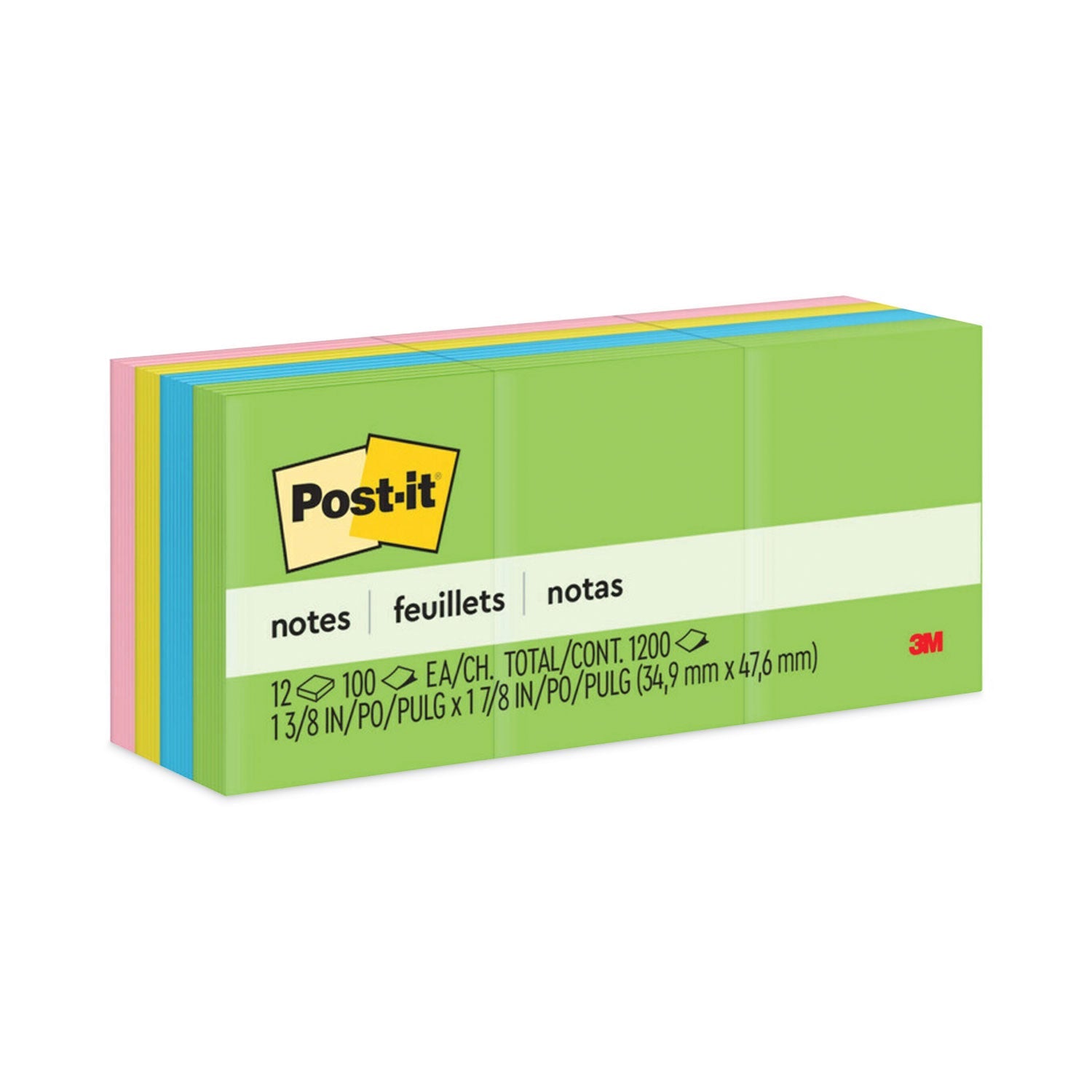 Post-it® Notes Original Pads | Floral | 12-Pk