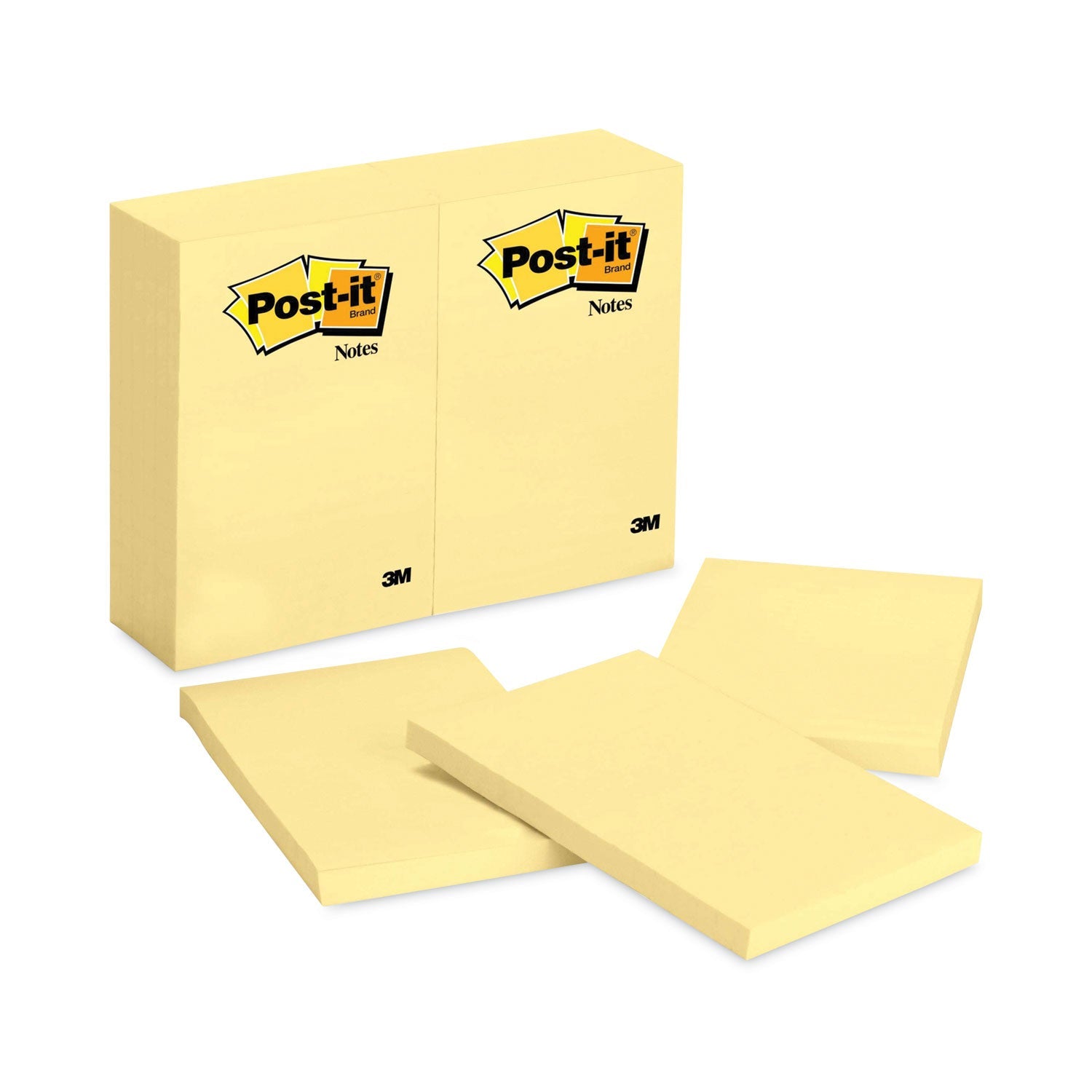 Post-it® Notes Original Pads | 4x6 | 12-Pack