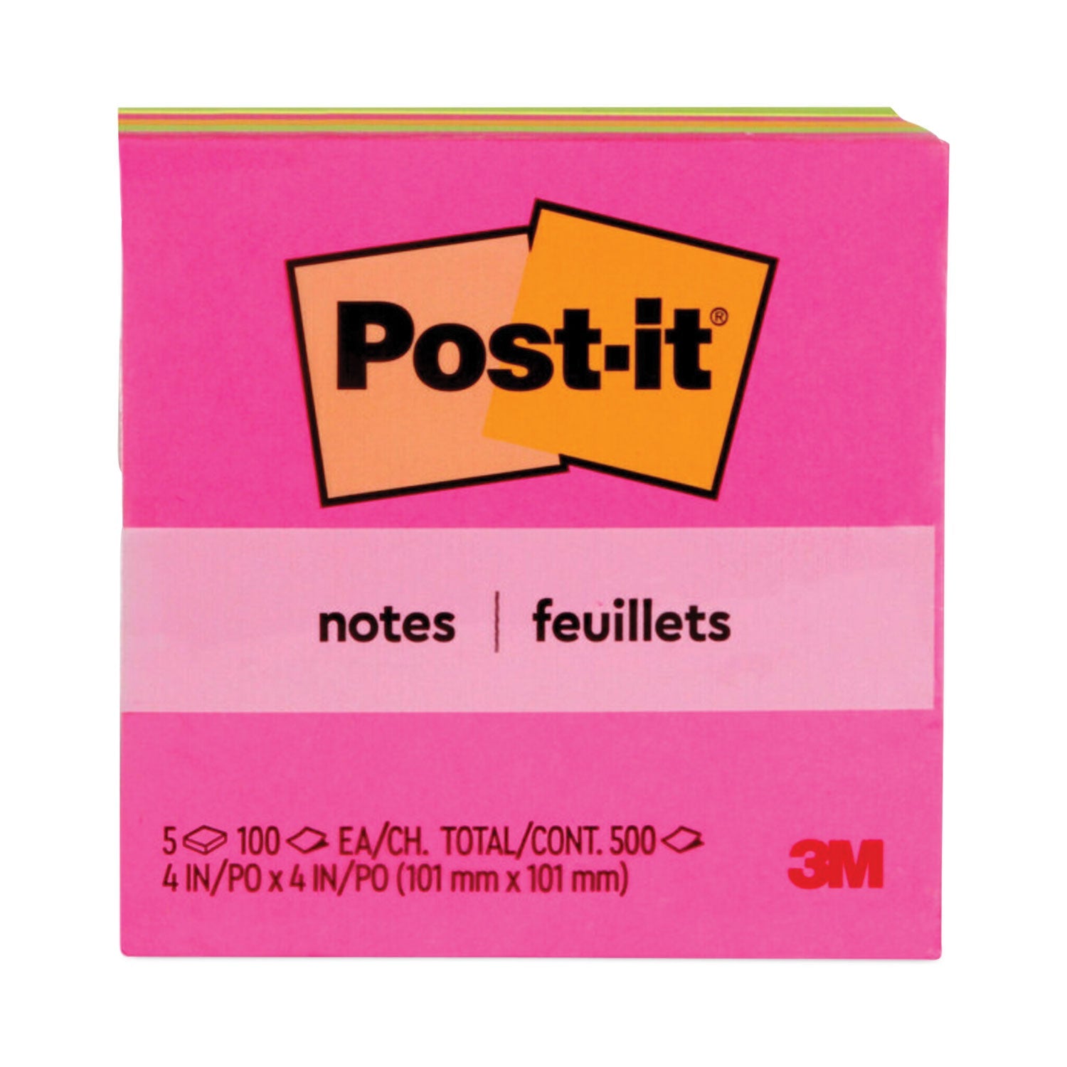 Post-it® Notes Original Pads | 4x4 | 5-Pack
